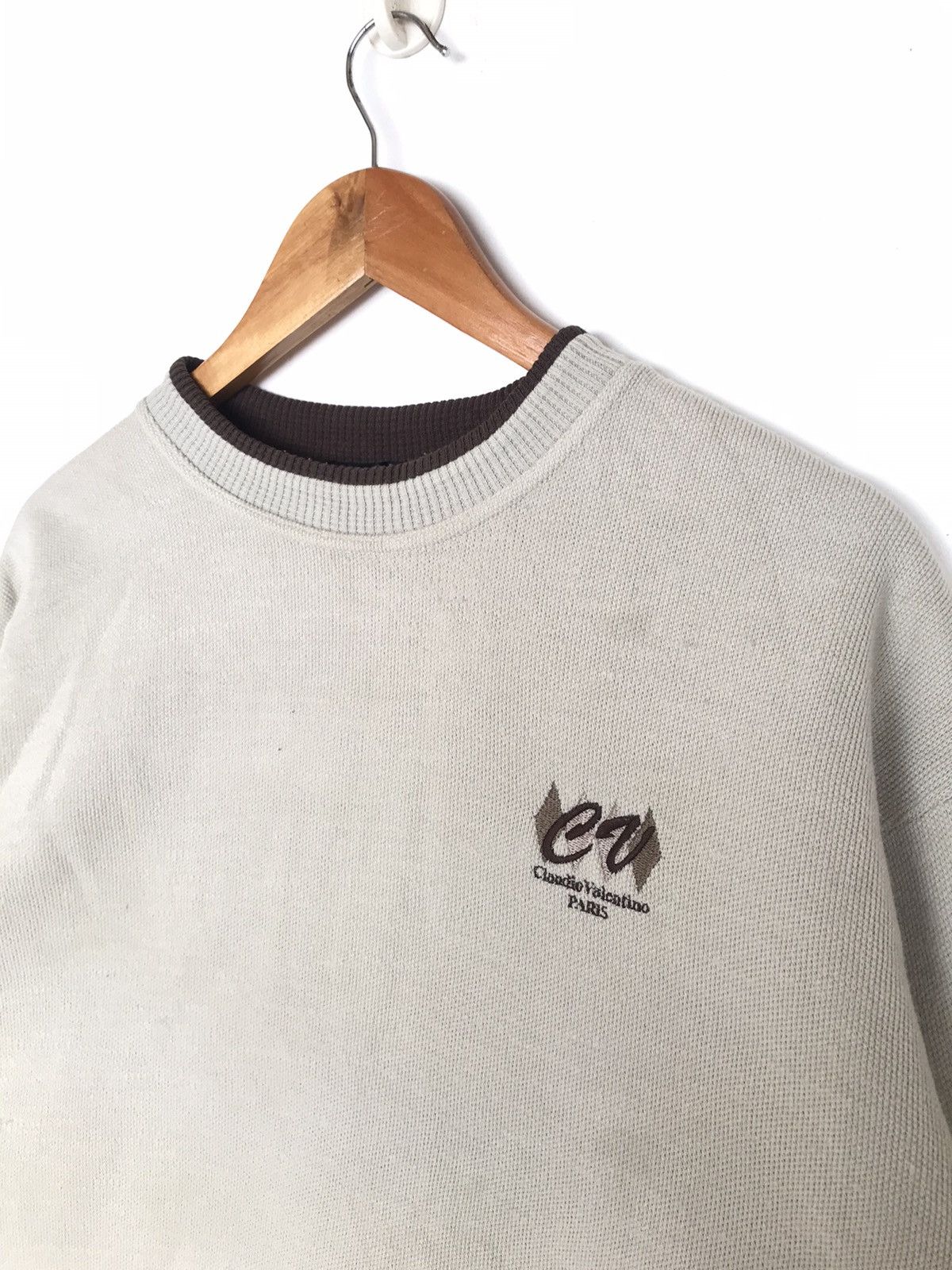 Vintage Vintage Valentino Sweatshirt Crewneck Mini Logo Size US L / EU 52-54 / 3 - 1 Thumbnail