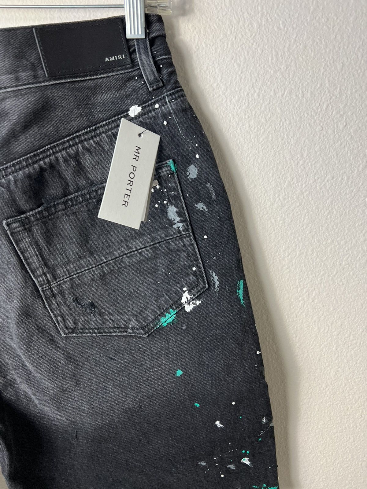 Amiri Amiri Paint Splatter Denim Shorts Size US 32 / EU 48 - 7 Thumbnail