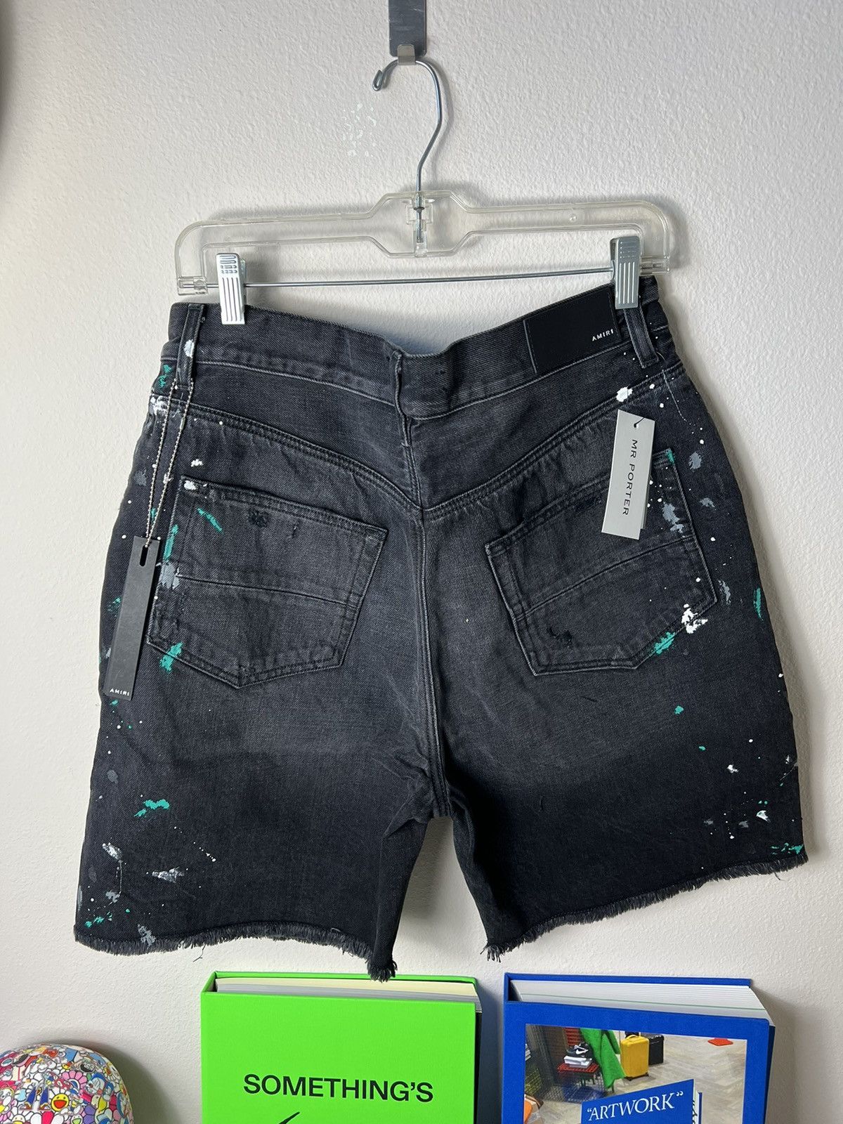Amiri Amiri Paint Splatter Denim Shorts Size US 32 / EU 48 - 5 Thumbnail