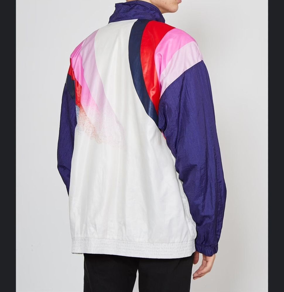 Sergio Tacchini × Vintage zip bomber jacket - not biker leather hoodie coat parka Size US XL / EU 56 / 4 - 2 Thumbnail