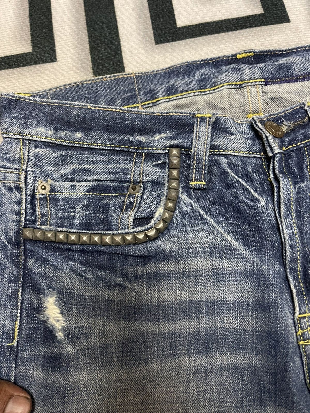Andy Warhol × Hysteric Glamour Andy warhol x hysteric glamour distressed jeans Size US 31 - 4 Thumbnail