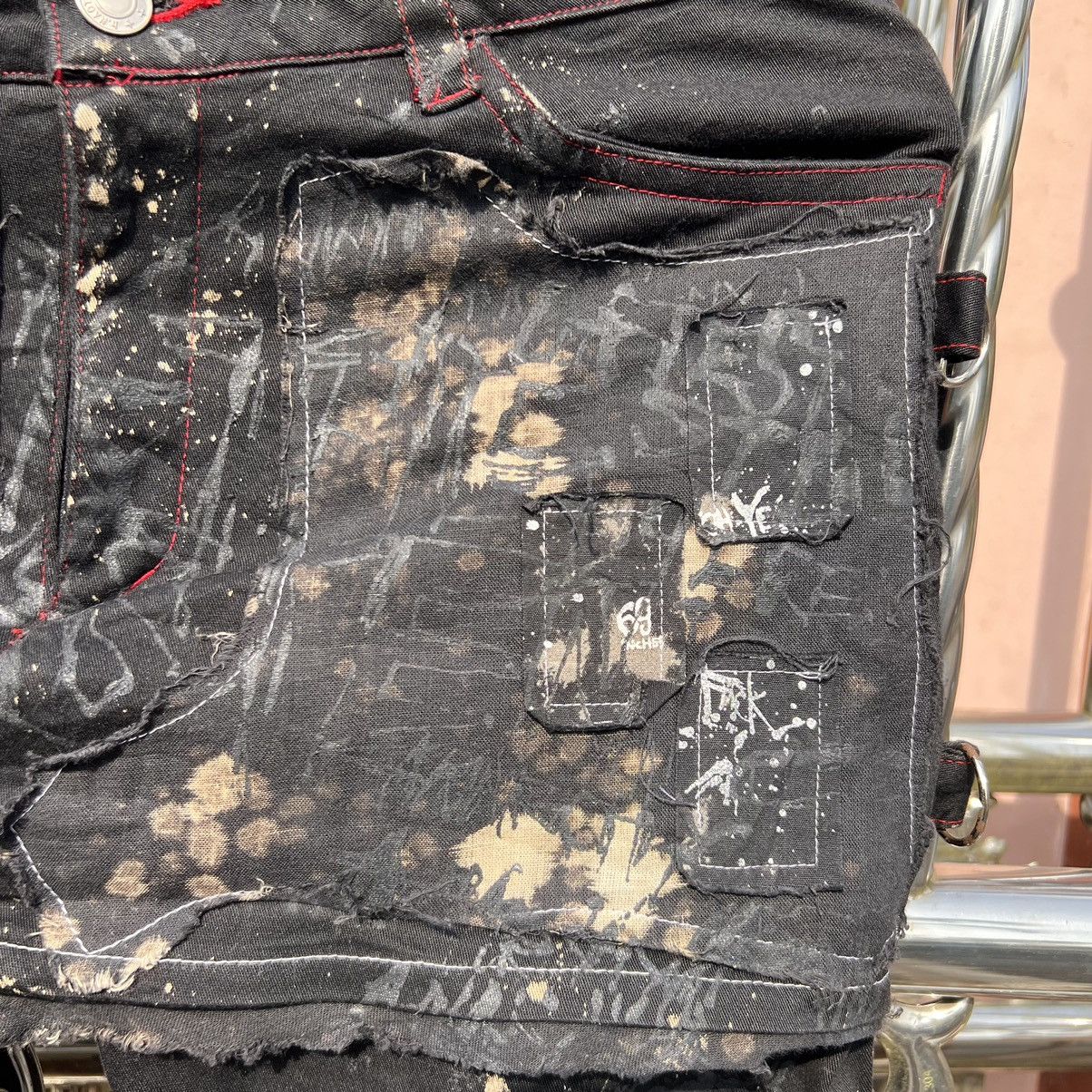 Japanese Brand H.ANARCHY BY H.NAOTO BONDAGE 3 QUARTER PANT Size 28" / US 6 / IT 42 - 10 Thumbnail
