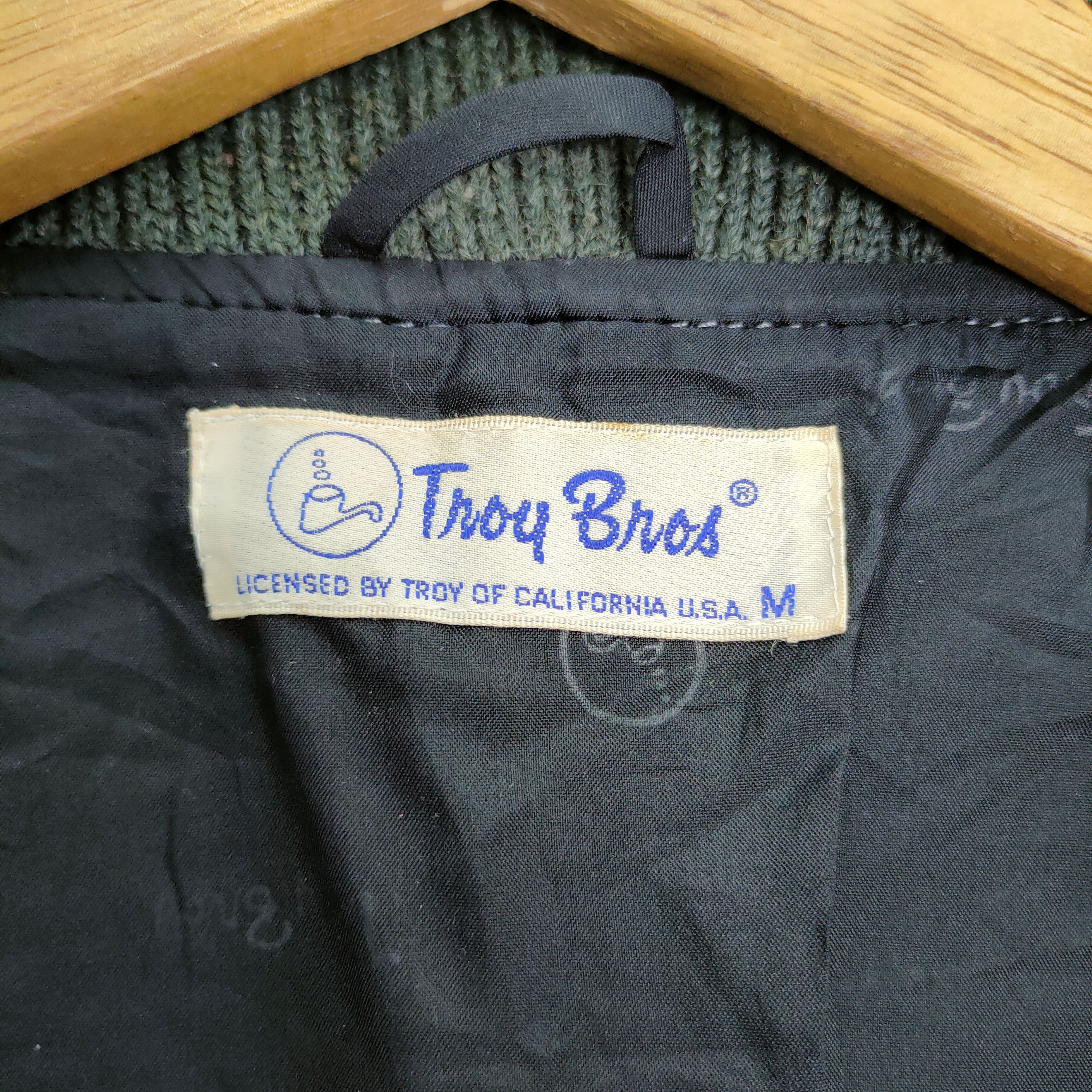 Vintage TROY BROS WOOL VARSITY JACKET Size US M / EU 48-50 / 2 - 10 Thumbnail