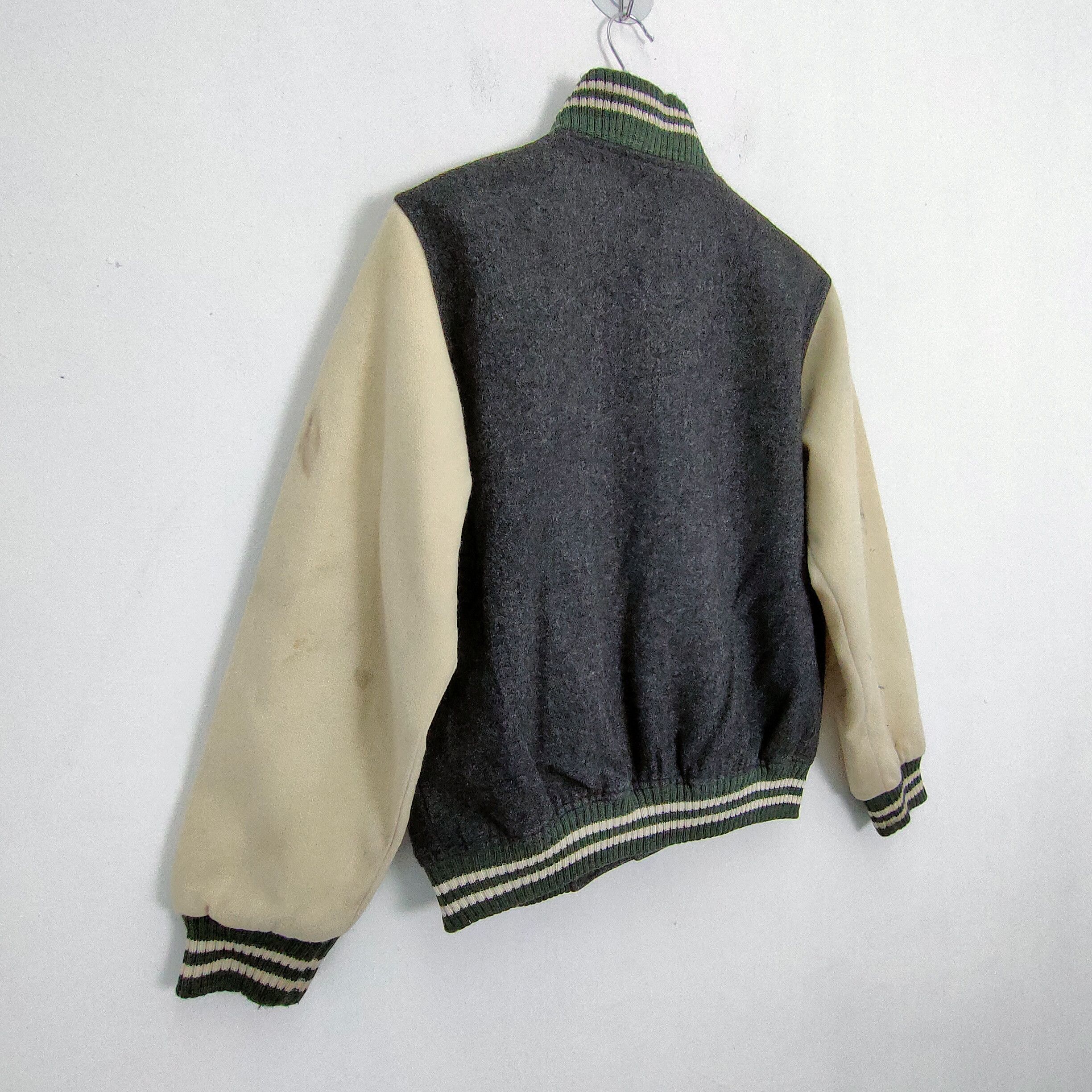 Vintage TROY BROS WOOL VARSITY JACKET Size US M / EU 48-50 / 2 - 7 Thumbnail