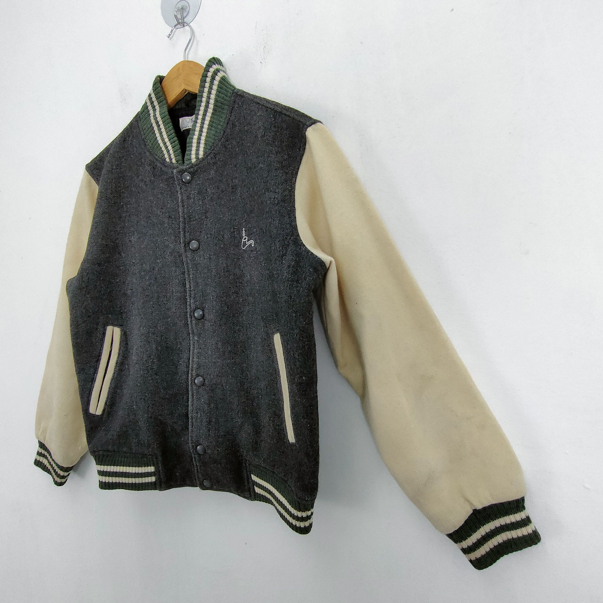 Vintage TROY BROS WOOL VARSITY JACKET Size US M / EU 48-50 / 2 - 3 Thumbnail