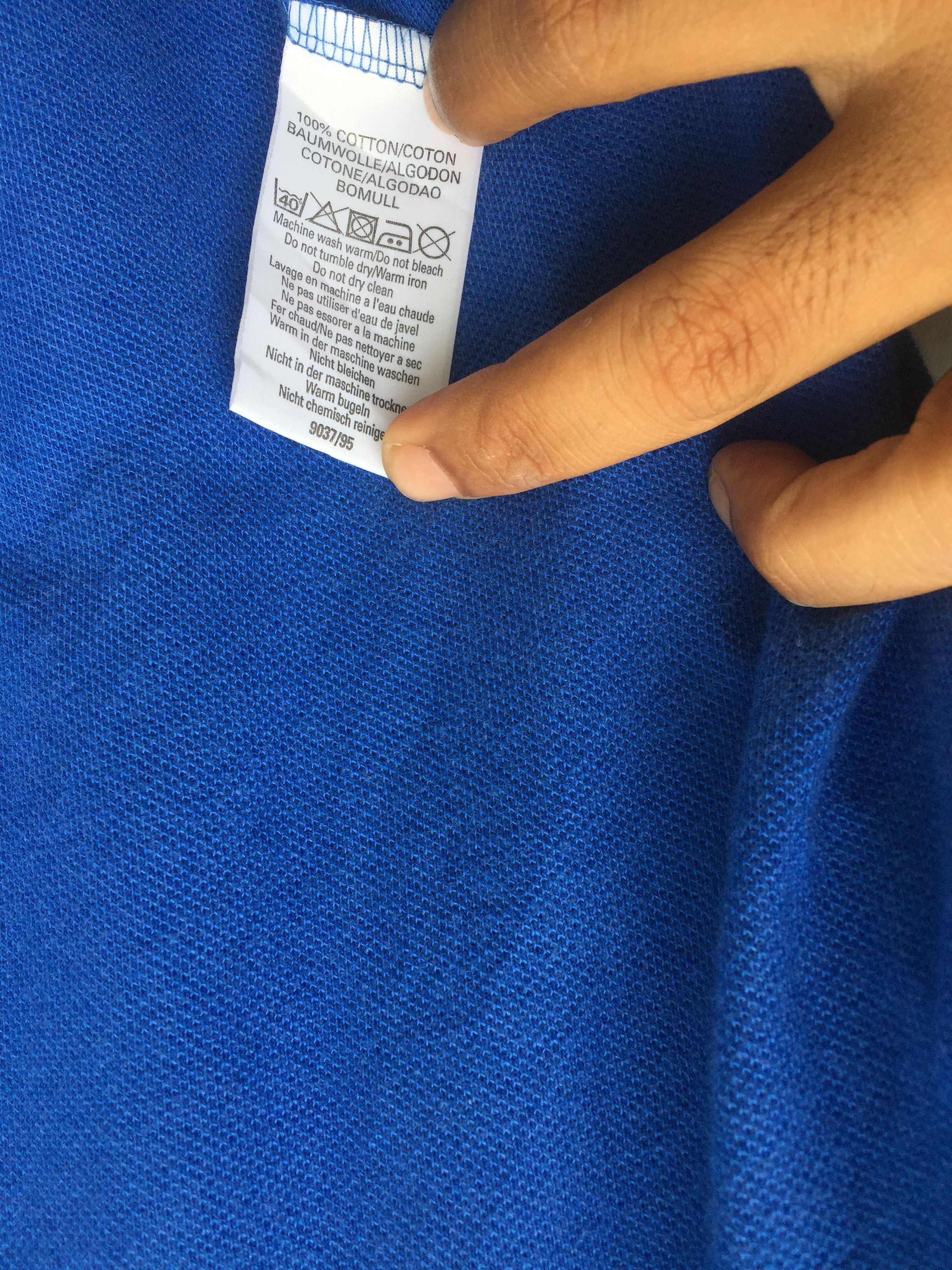 Burberry Vintage 90s Burberry's Polo Shirt Made in England Size US L / EU 52-54 / 3 - 8 Thumbnail