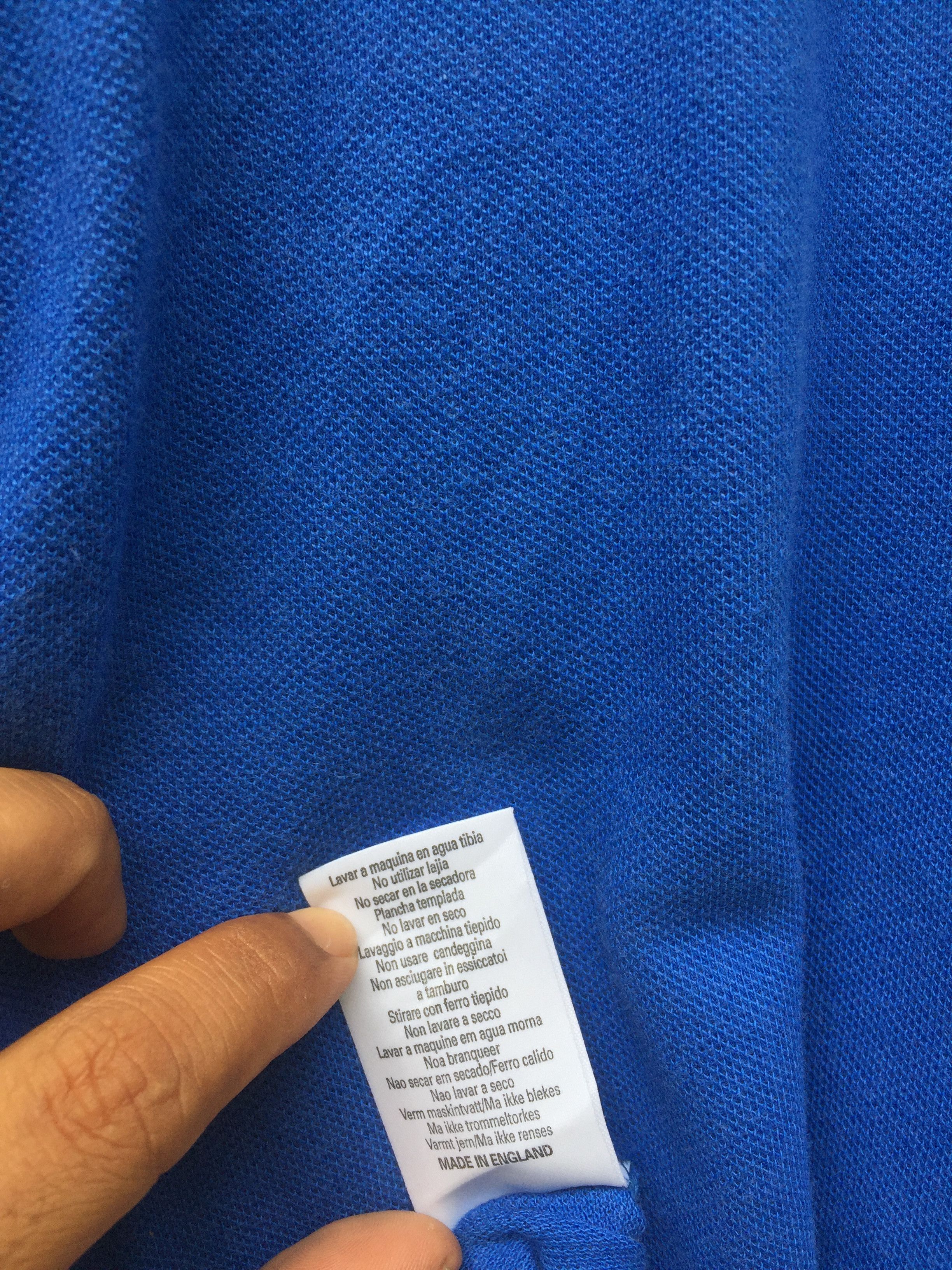 Burberry Vintage 90s Burberry's Polo Shirt Made in England Size US L / EU 52-54 / 3 - 9 Thumbnail