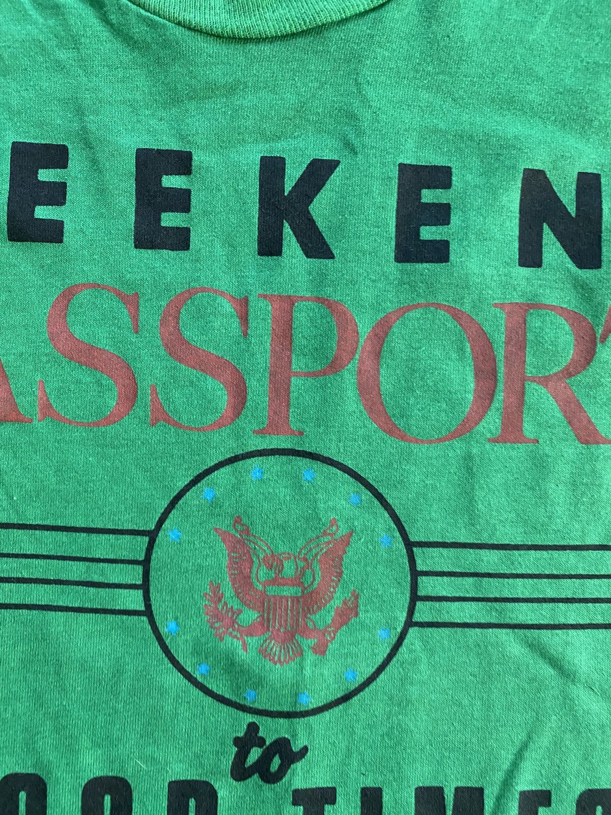 Vintage Vintage ‘87 New York Passport Good Times Single Stitch Tee Size US XL / EU 56 / 4 - 3 Thumbnail