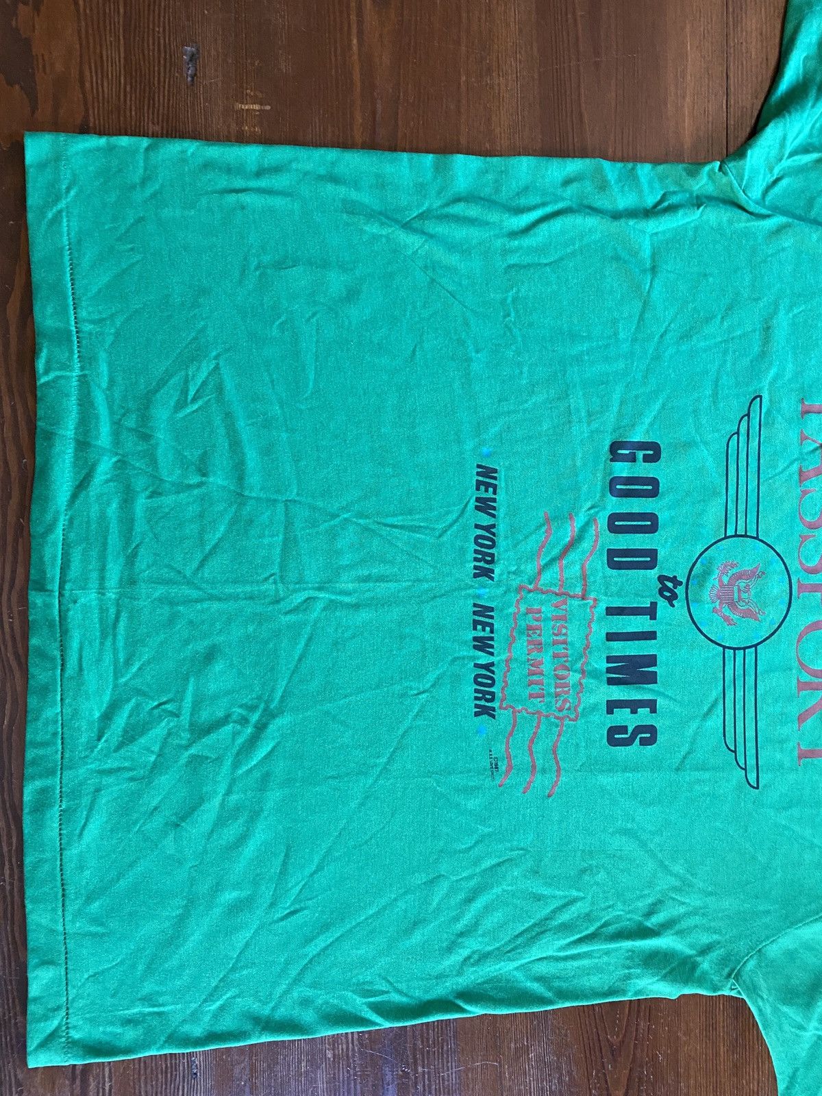 Vintage Vintage ‘87 New York Passport Good Times Single Stitch Tee Size US XL / EU 56 / 4 - 10 Thumbnail