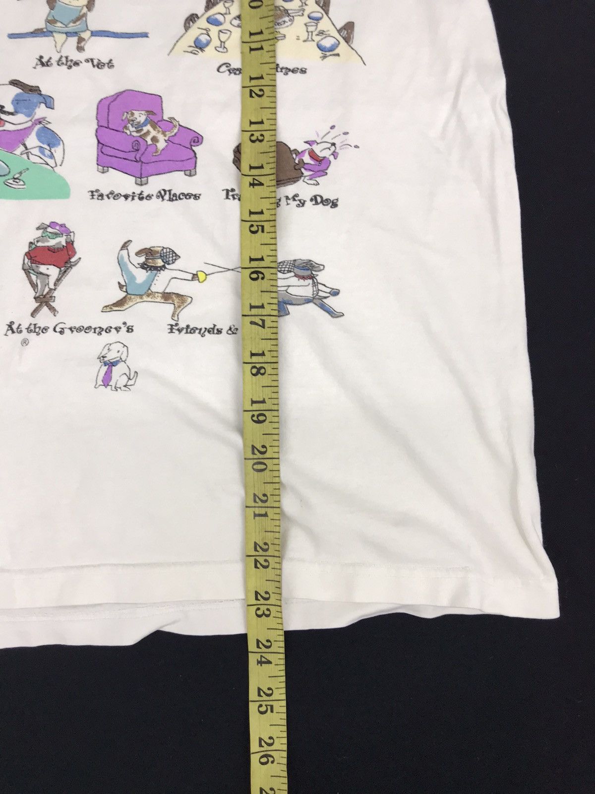 Vintage My Dog Cartoon Comic Tee T-shirt Graphics Screen Printed Size S / US 4 / IT 40 - 4 Thumbnail