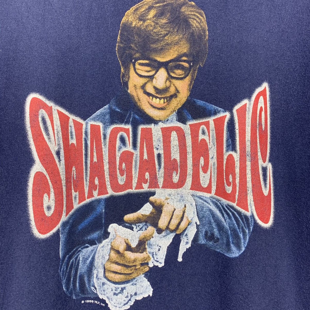 Vintage VTG 90’s AUSTIN POWER SHAGADELIC SHALL WE SHAG(MIKE MYERS) Size US L / EU 52-54 / 3 - 2 Thumbnail