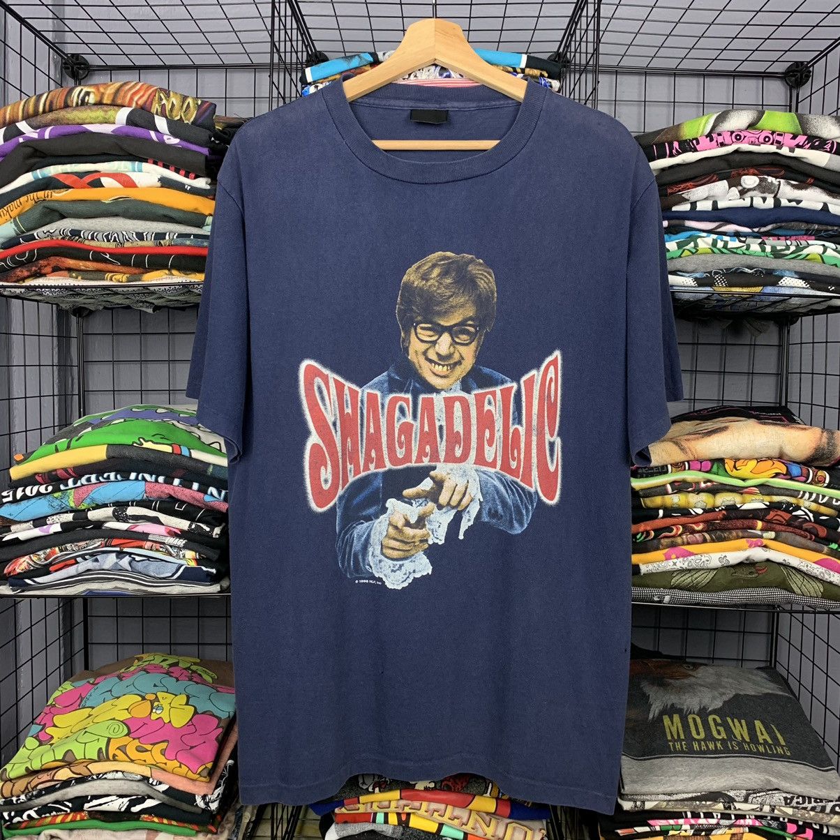 Vintage VTG 90’s AUSTIN POWER SHAGADELIC SHALL WE SHAG(MIKE MYERS) Size US L / EU 52-54 / 3 - 1 Thumbnail