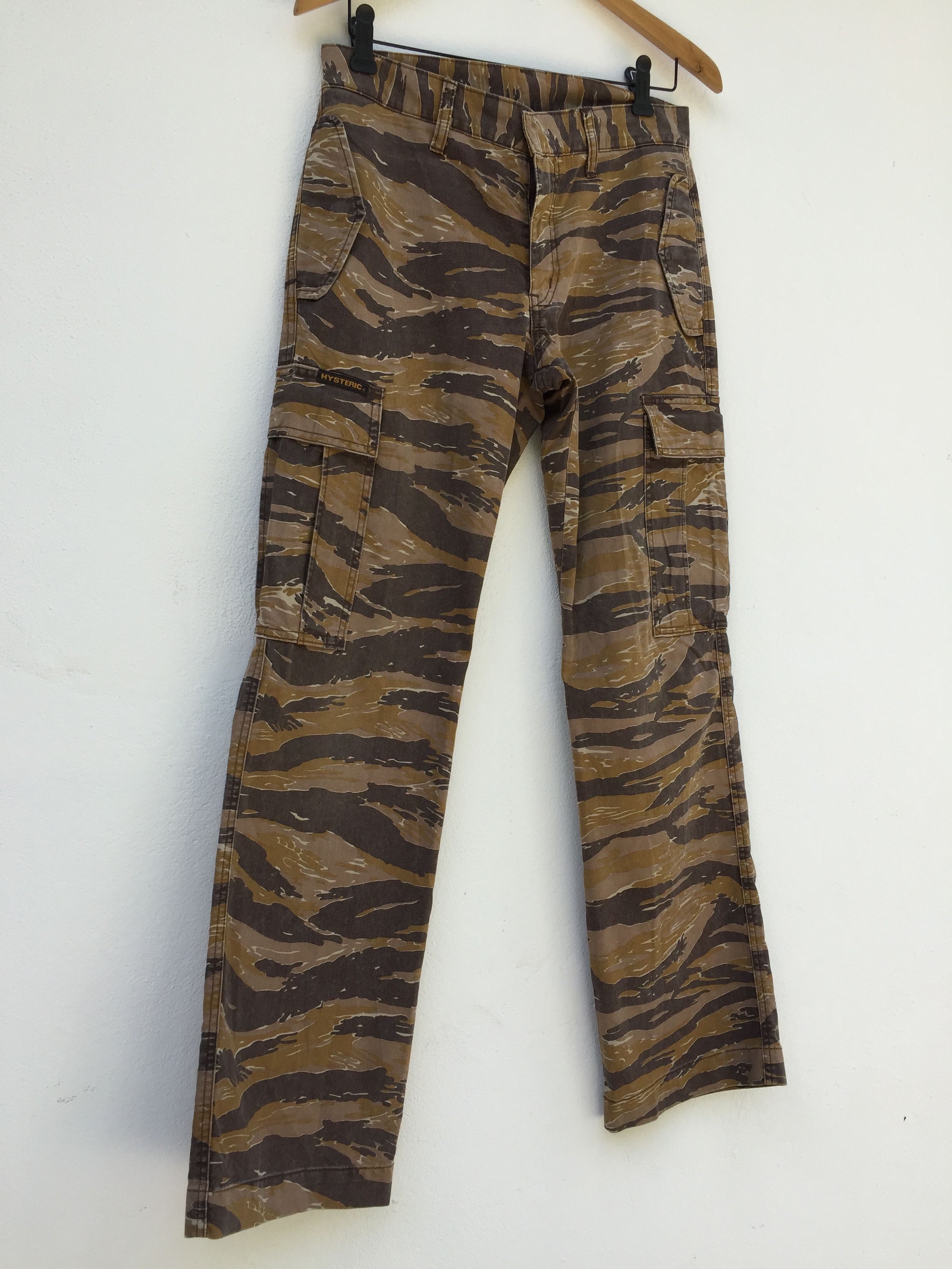 Hysteric Glamour HYSTERIC GLAMOUR Camo Tiger Striped Cargo Pant Army Style Size US 30 / EU 46 - 3 Thumbnail