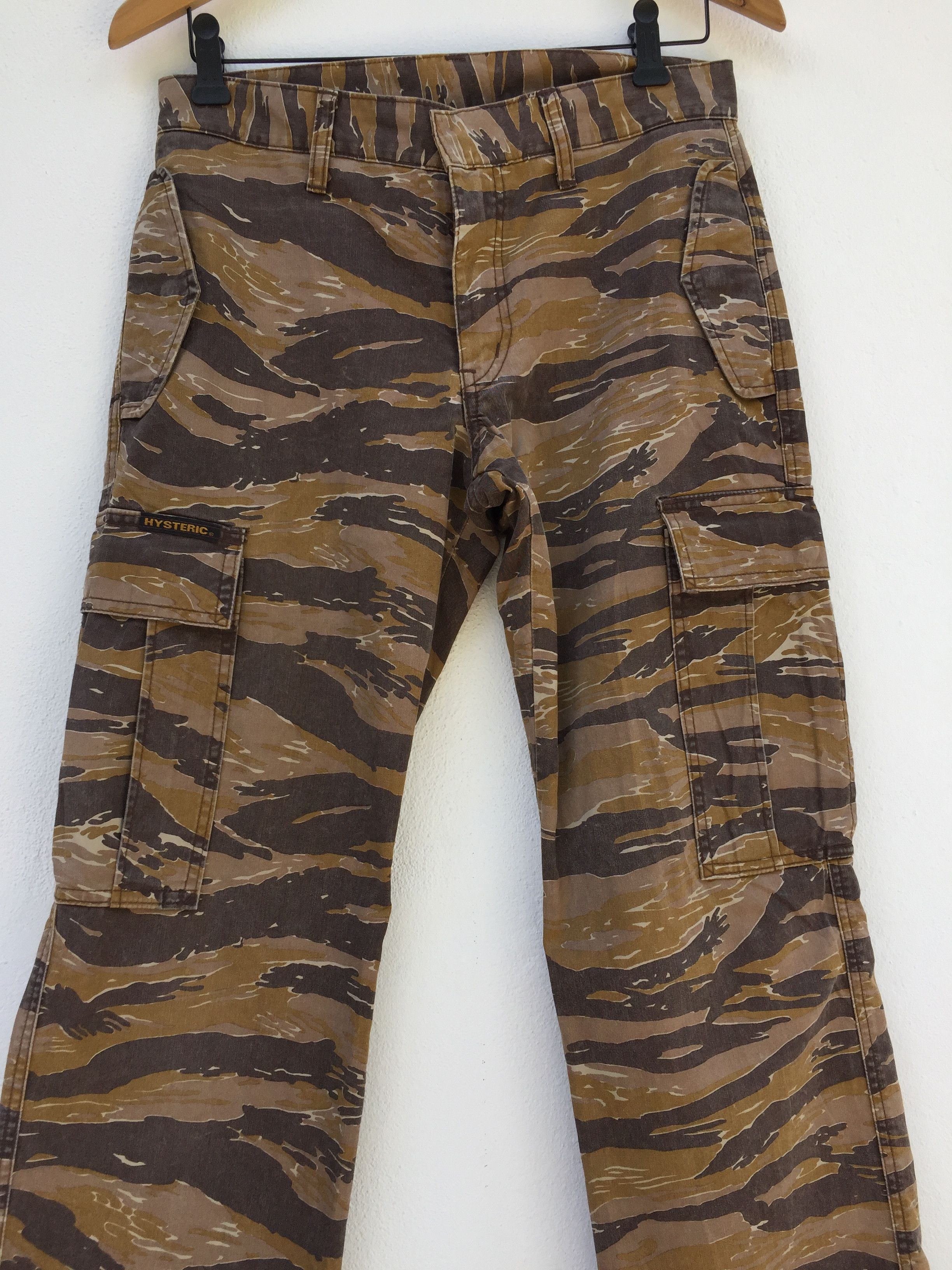 Hysteric Glamour HYSTERIC GLAMOUR Camo Tiger Striped Cargo Pant Army Style Size US 30 / EU 46 - 10 Thumbnail