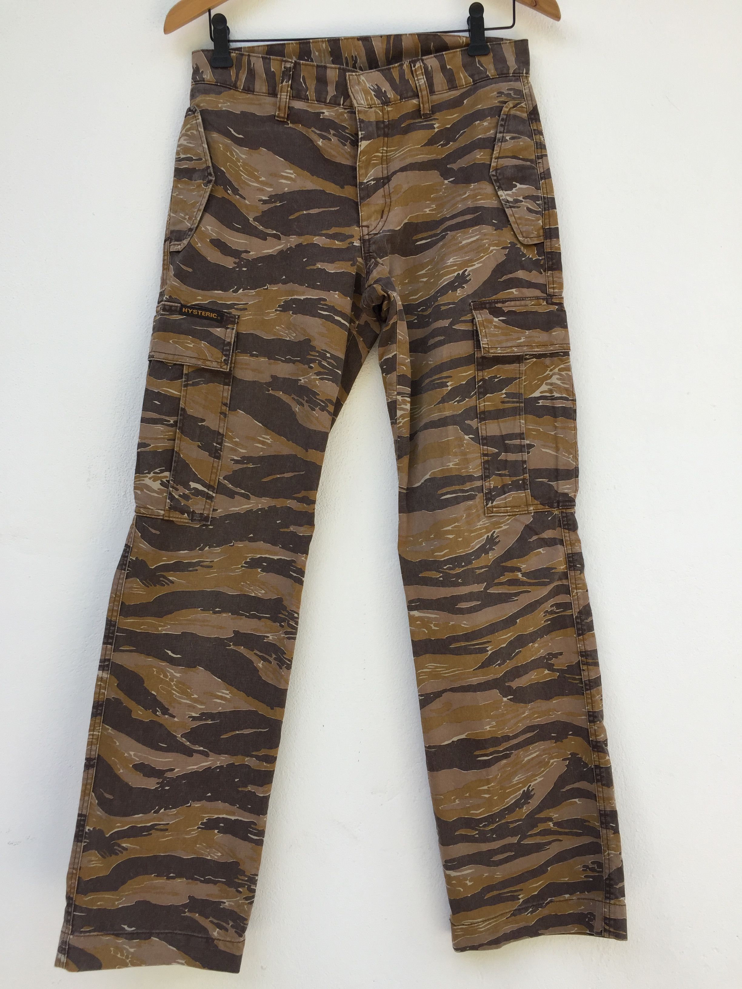 Hysteric Glamour HYSTERIC GLAMOUR Camo Tiger Striped Cargo Pant Army Style Size US 30 / EU 46 - 5 Thumbnail