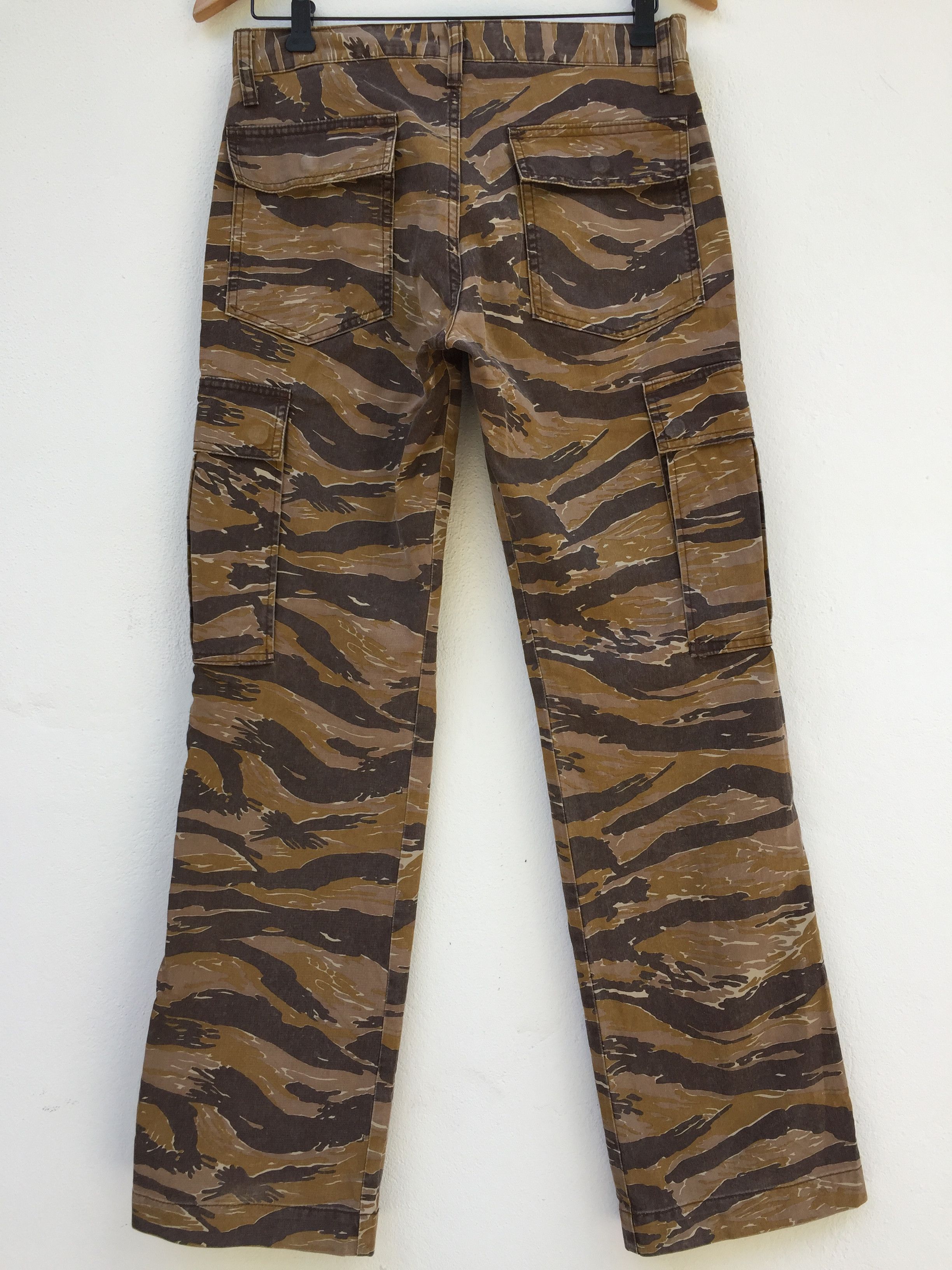 Hysteric Glamour HYSTERIC GLAMOUR Camo Tiger Striped Cargo Pant Army Style Size US 30 / EU 46 - 14 Thumbnail