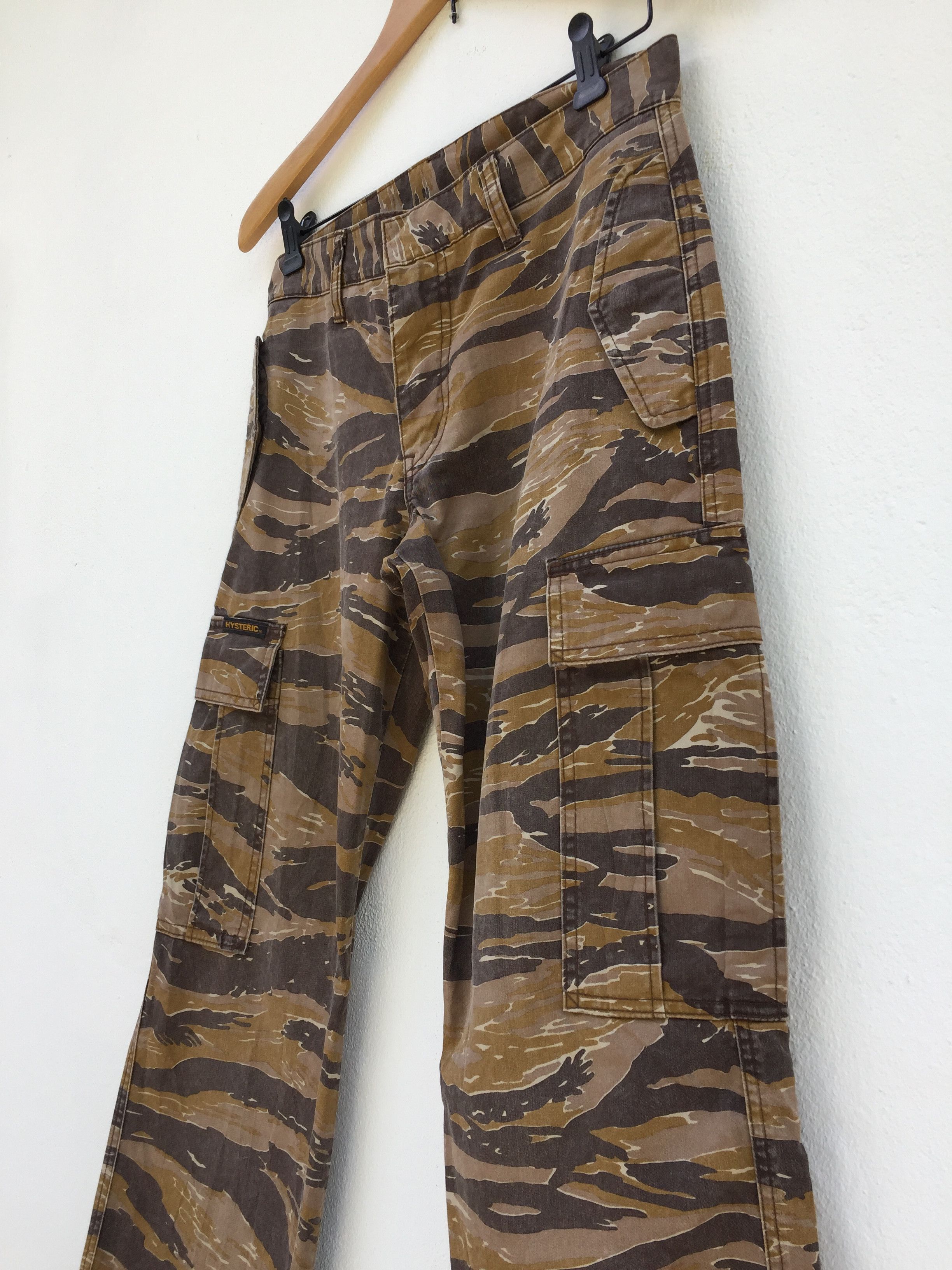 Hysteric Glamour HYSTERIC GLAMOUR Camo Tiger Striped Cargo Pant Army Style Size US 30 / EU 46 - 8 Thumbnail