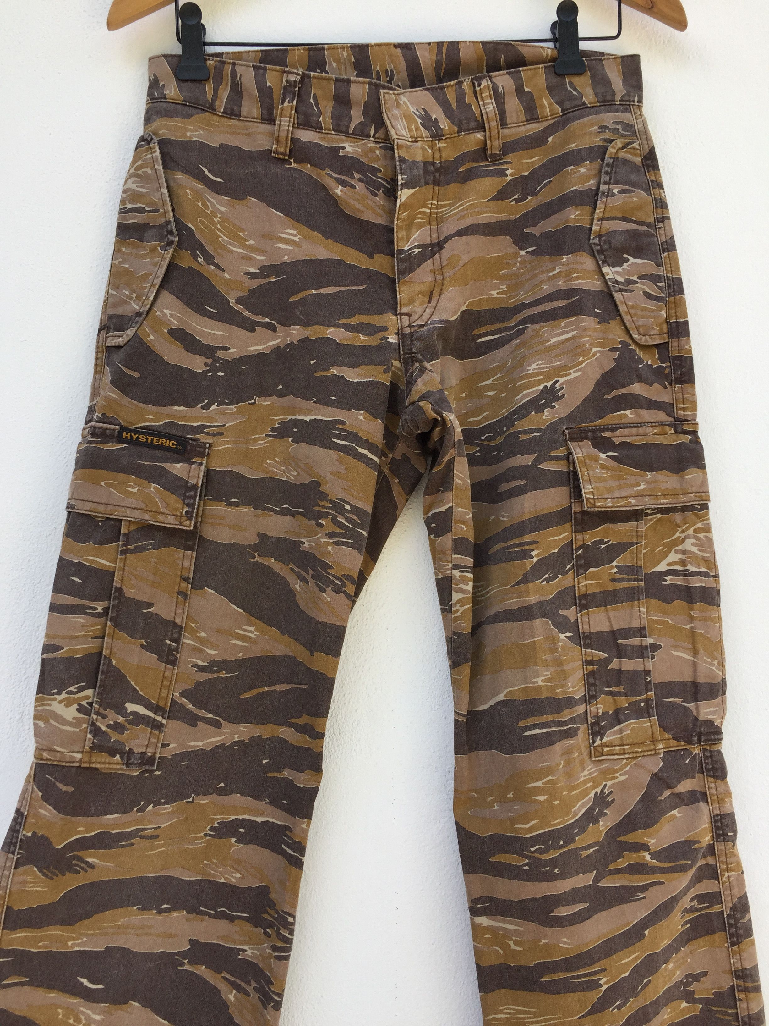 Hysteric Glamour HYSTERIC GLAMOUR Camo Tiger Striped Cargo Pant Army Style Size US 30 / EU 46 - 7 Thumbnail