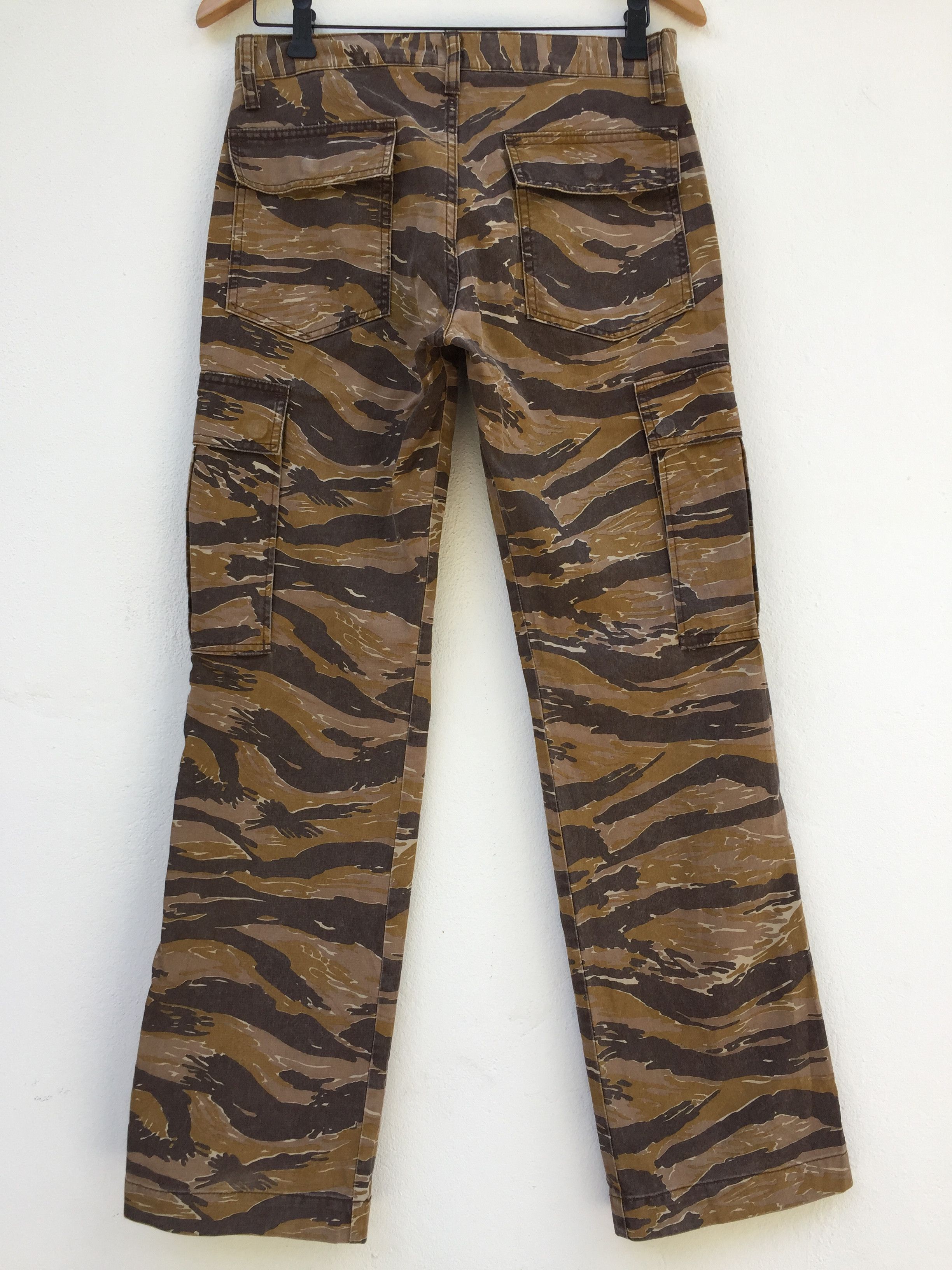 Hysteric Glamour HYSTERIC GLAMOUR Camo Tiger Striped Cargo Pant Army Style Size US 30 / EU 46 - 11 Thumbnail