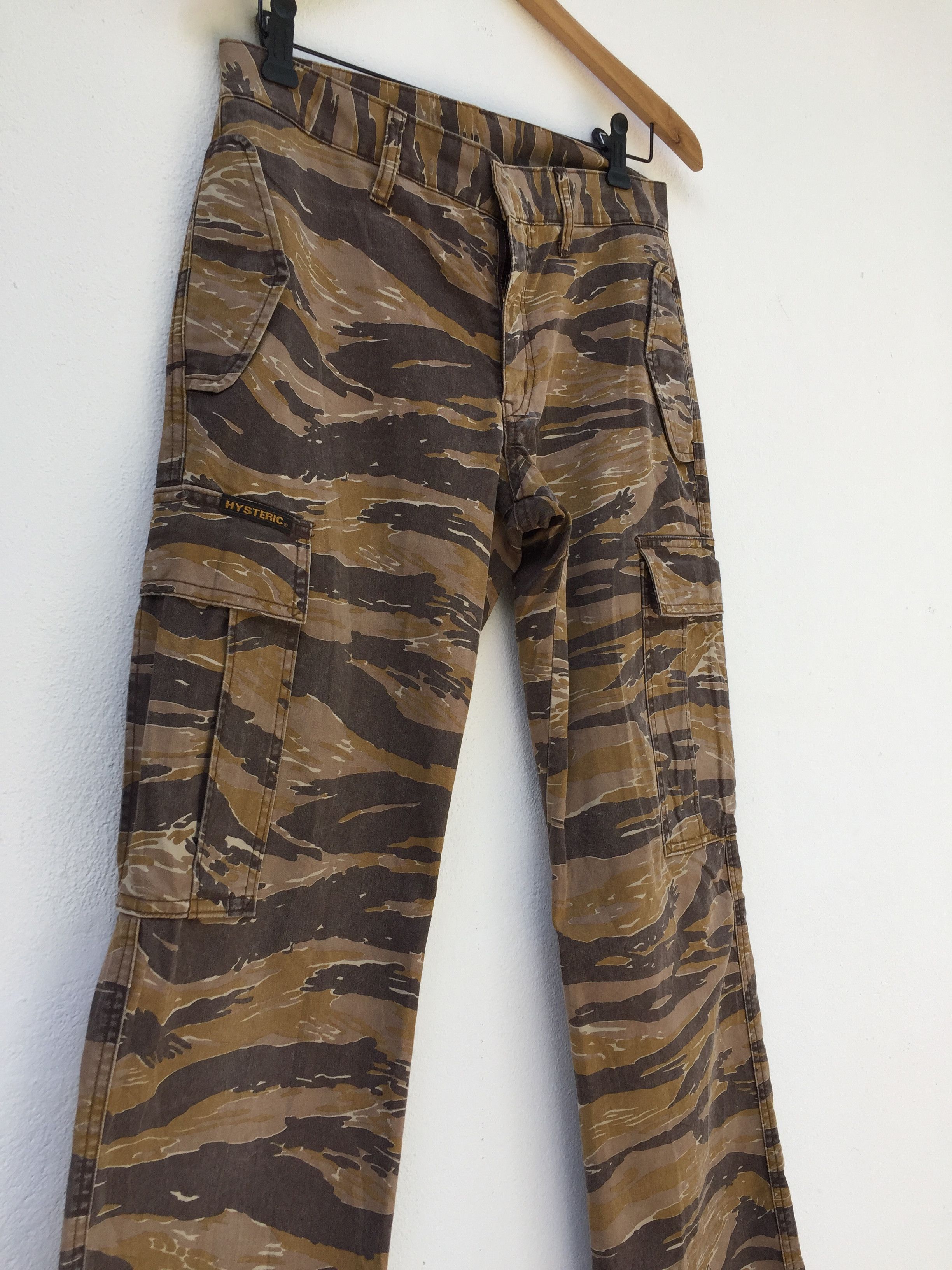 Hysteric Glamour HYSTERIC GLAMOUR Camo Tiger Striped Cargo Pant Army Style Size US 30 / EU 46 - 6 Thumbnail