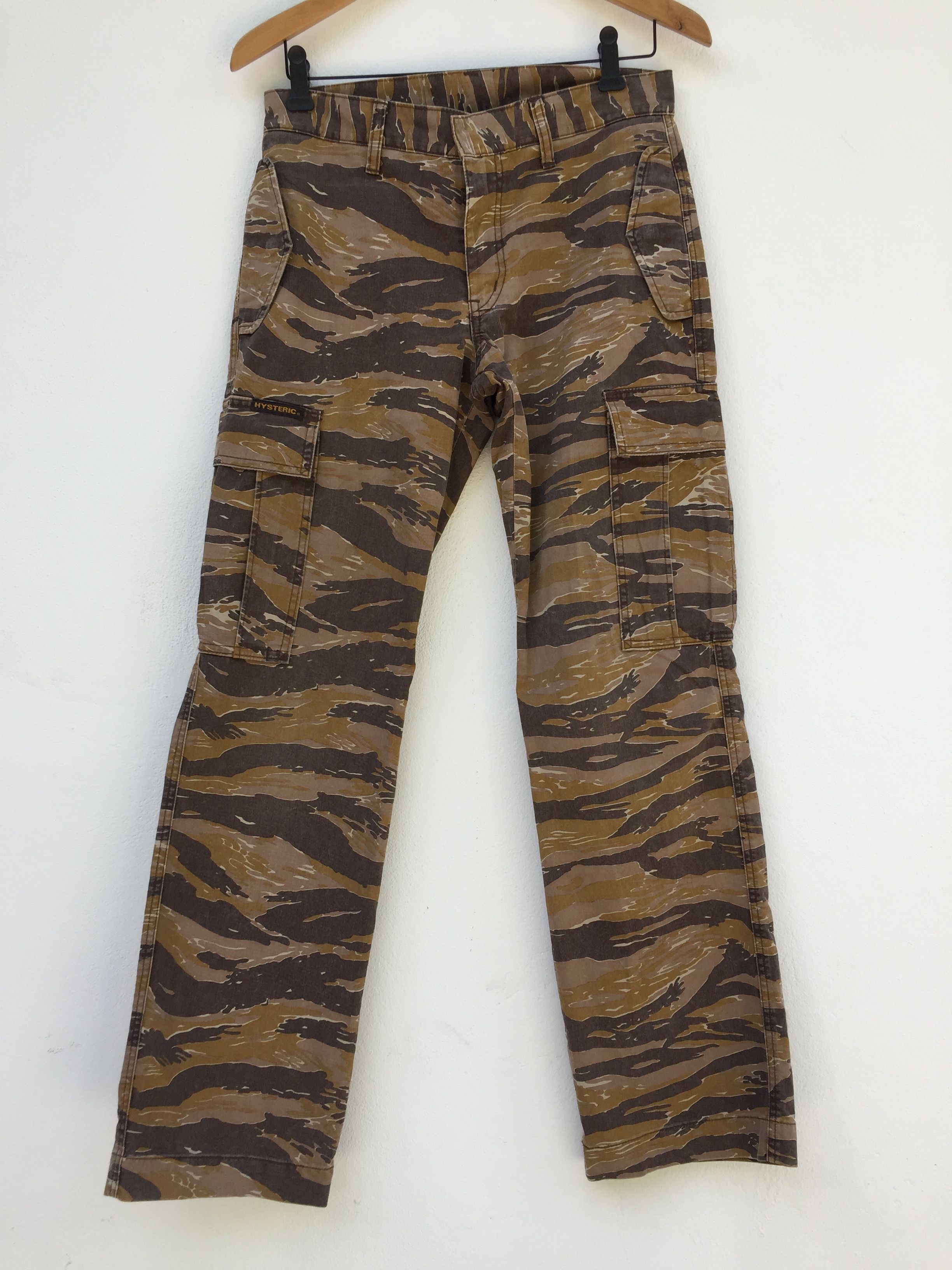 Hysteric Glamour HYSTERIC GLAMOUR Camo Tiger Striped Cargo Pant Army Style Size US 30 / EU 46 - 2 Thumbnail