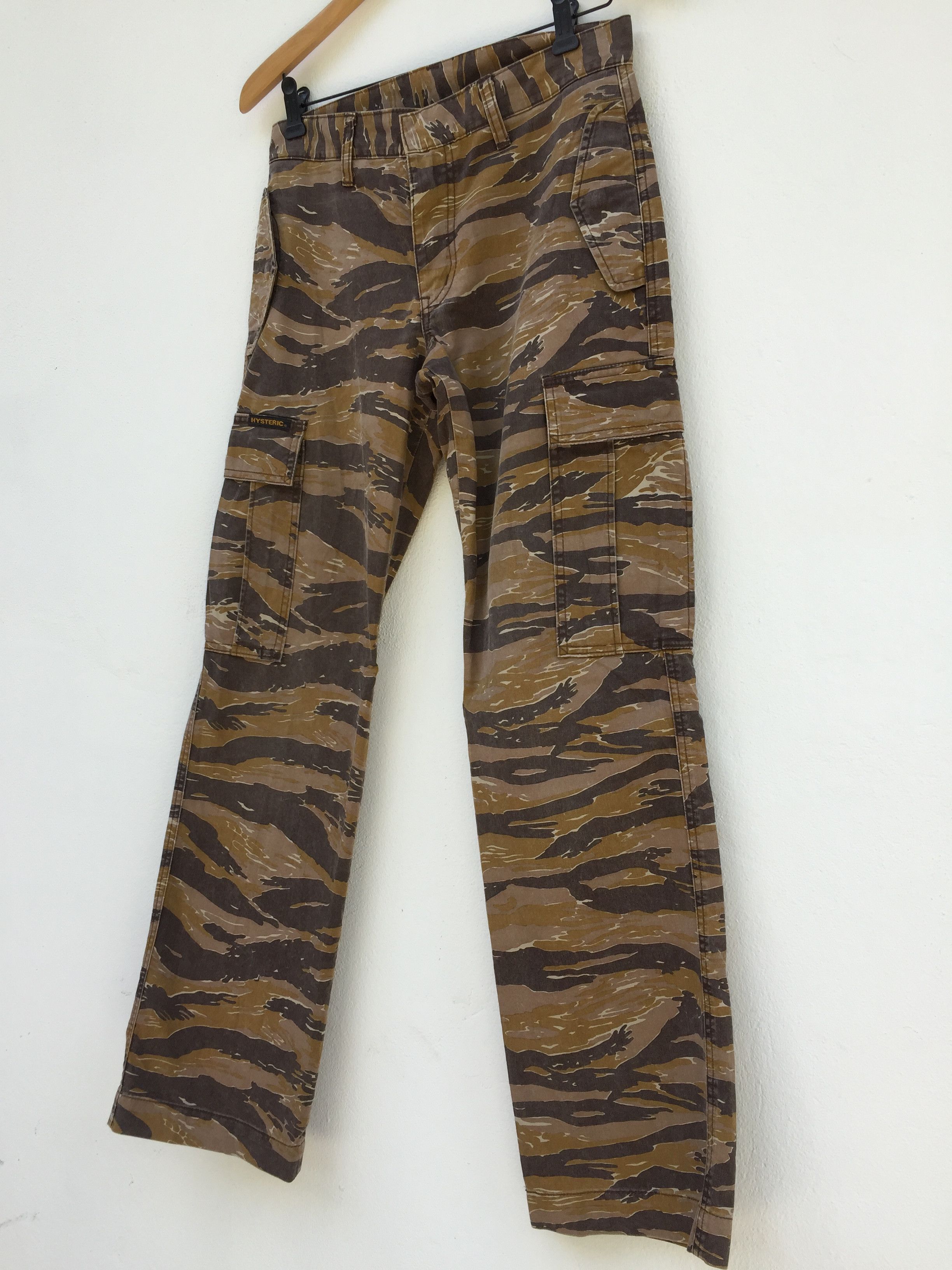 Hysteric Glamour HYSTERIC GLAMOUR Camo Tiger Striped Cargo Pant Army Style Size US 30 / EU 46 - 4 Thumbnail