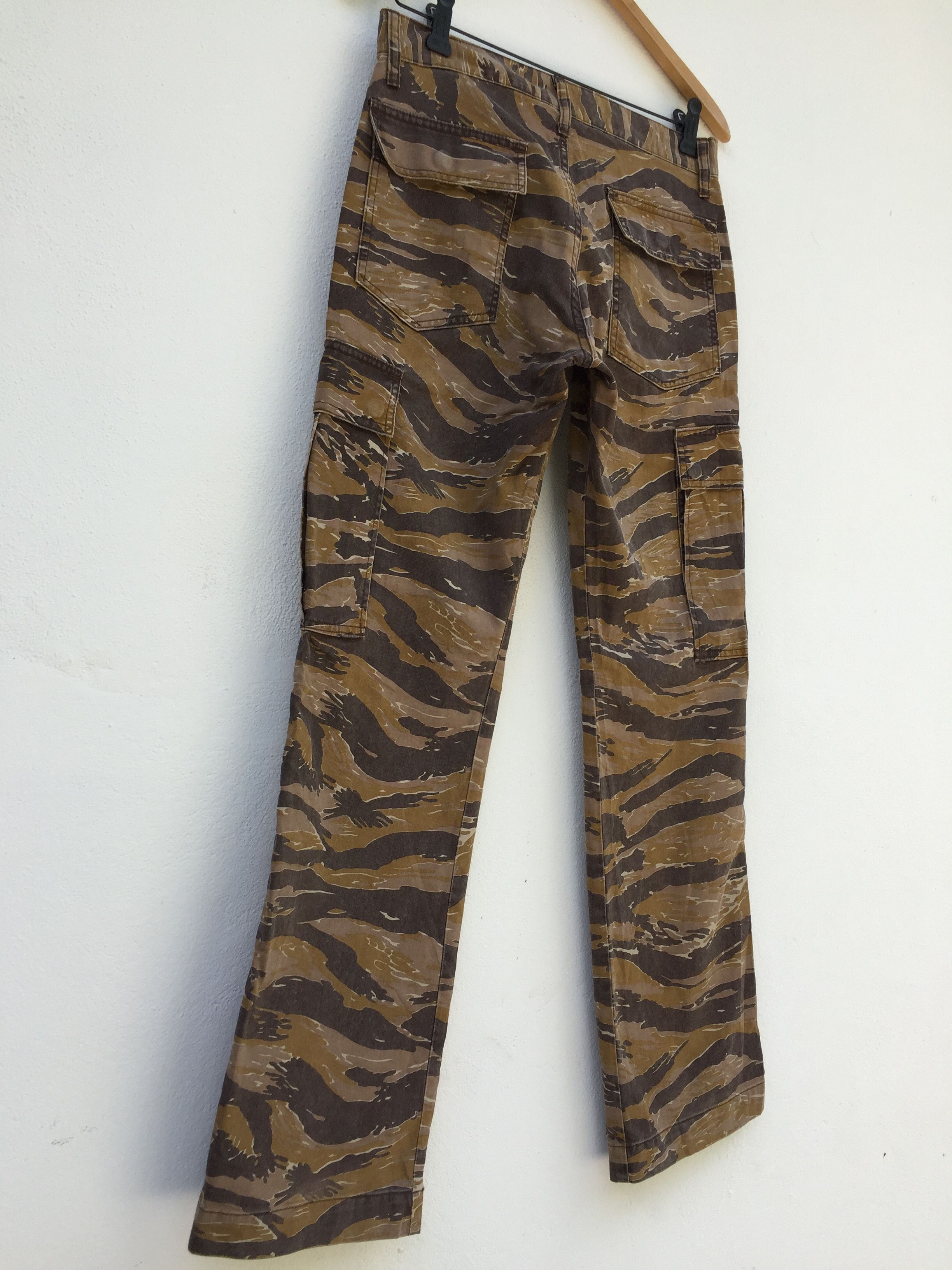 Hysteric Glamour HYSTERIC GLAMOUR Camo Tiger Striped Cargo Pant Army Style Size US 30 / EU 46 - 12 Thumbnail