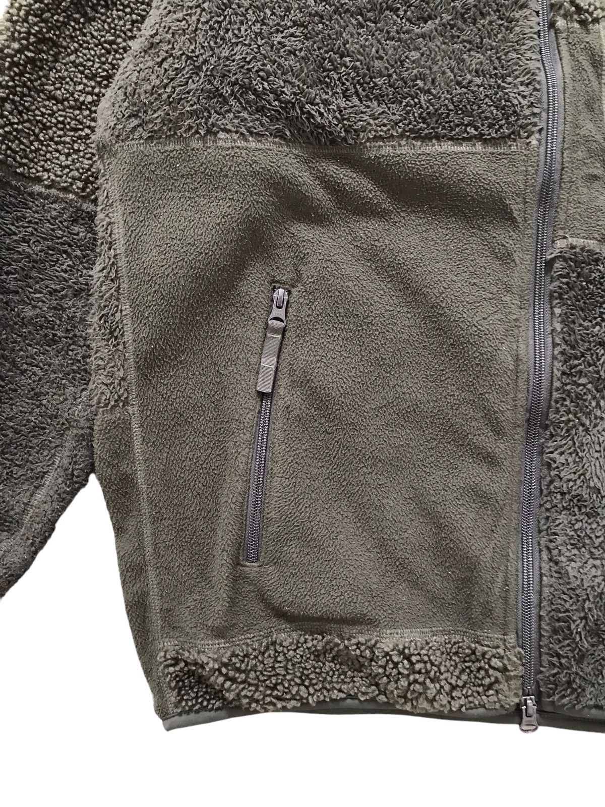 Engineered Garments × Uniqlo FW19 Patchwork Olive Fleece Jacket Size US L / EU 52-54 / 3 - 5 Thumbnail