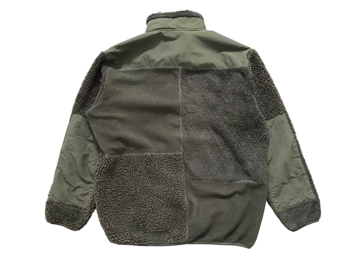 Engineered Garments × Uniqlo FW19 Patchwork Olive Fleece Jacket Size US L / EU 52-54 / 3 - 9 Thumbnail