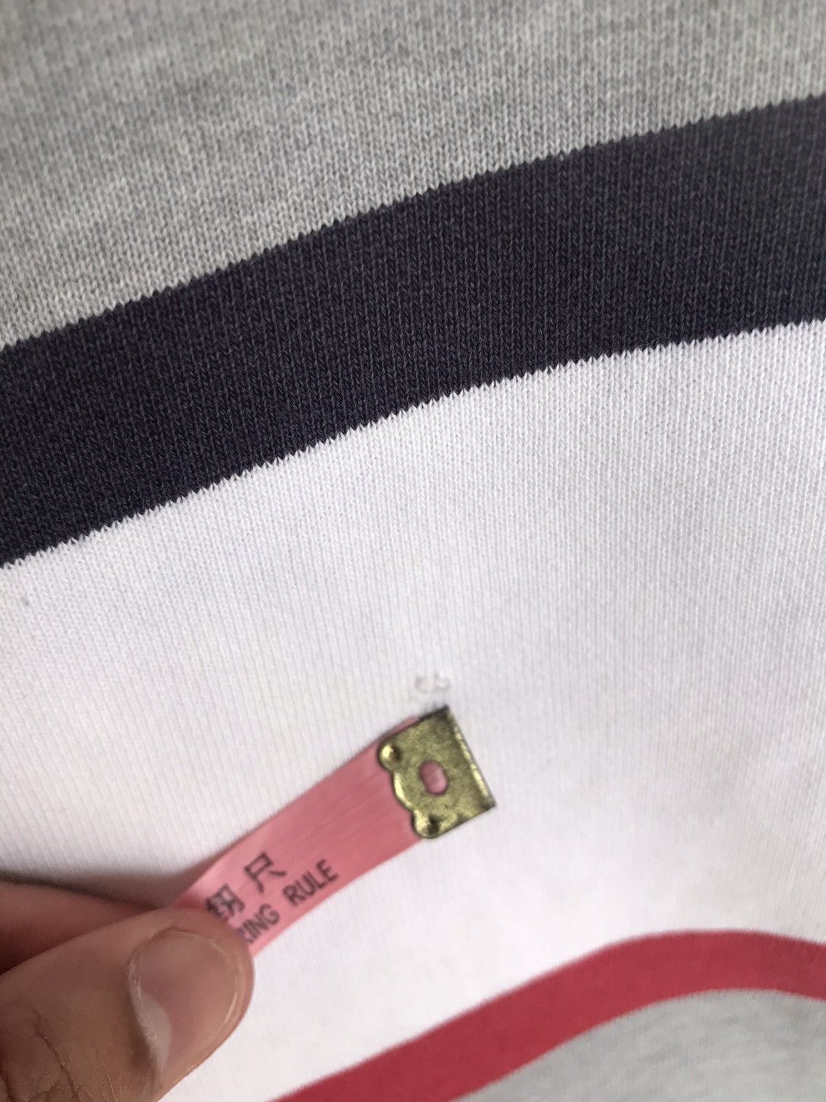 Canterbury of New Zealand × Vintage Vintage canterbury Striped Sweatshirt faded blue Size US M / EU 48-50 / 2 - 6 Thumbnail