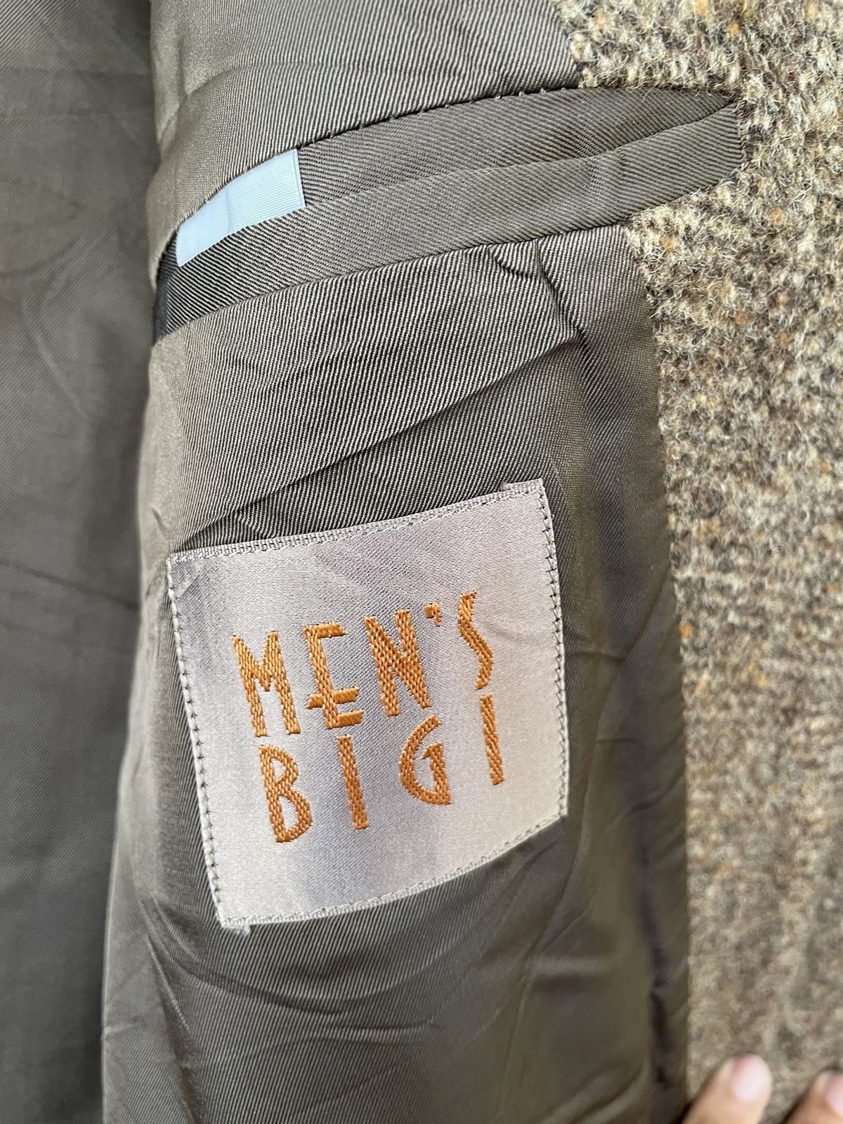 BIGI × Japanese Brand MEN’S BIGI TWEED BLAZER JACKET Size US L / EU 52-54 / 3 - 7 Thumbnail