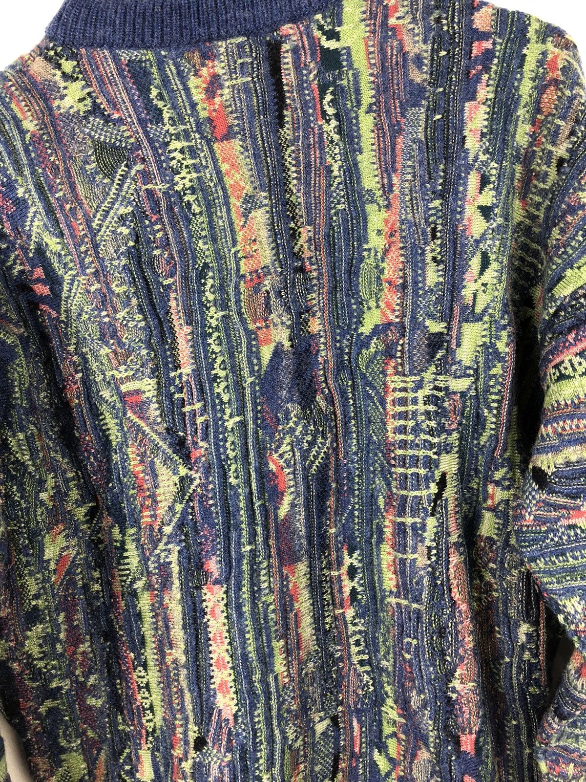 Kapital Pacific Horizons Distressed Design Sweatshirt 100% Wool Size US S / EU 44-46 / 1 - 10 Thumbnail