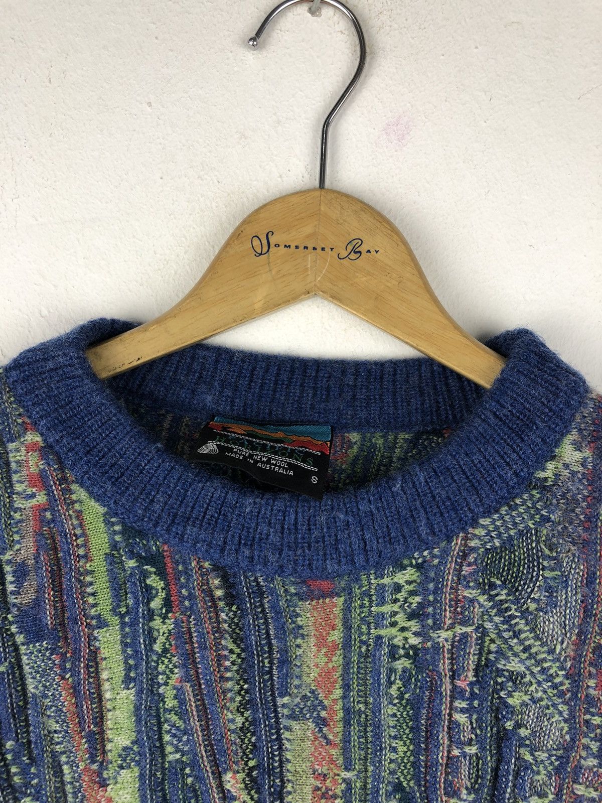 Kapital Pacific Horizons Distressed Design Sweatshirt 100% Wool Size US S / EU 44-46 / 1 - 7 Thumbnail