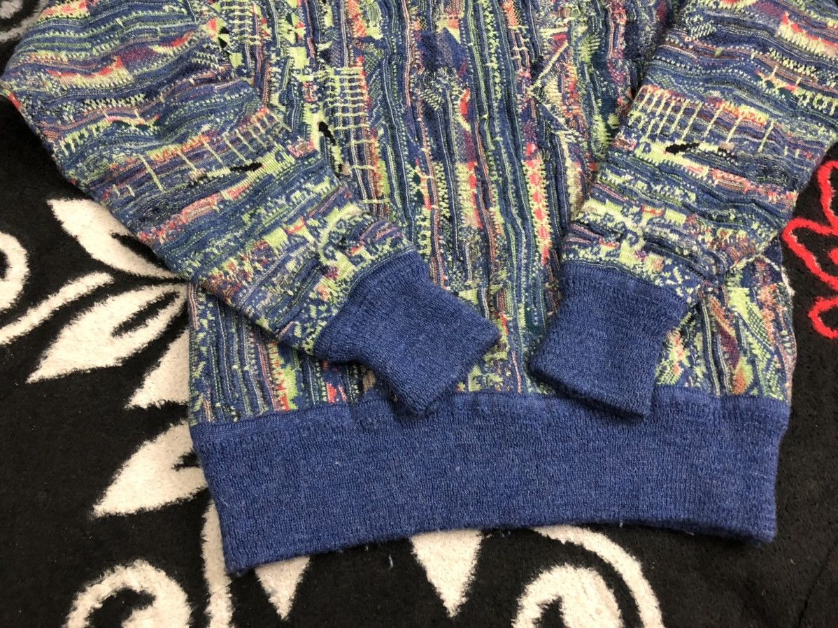 Kapital Pacific Horizons Distressed Design Sweatshirt 100% Wool Size US S / EU 44-46 / 1 - 14 Thumbnail