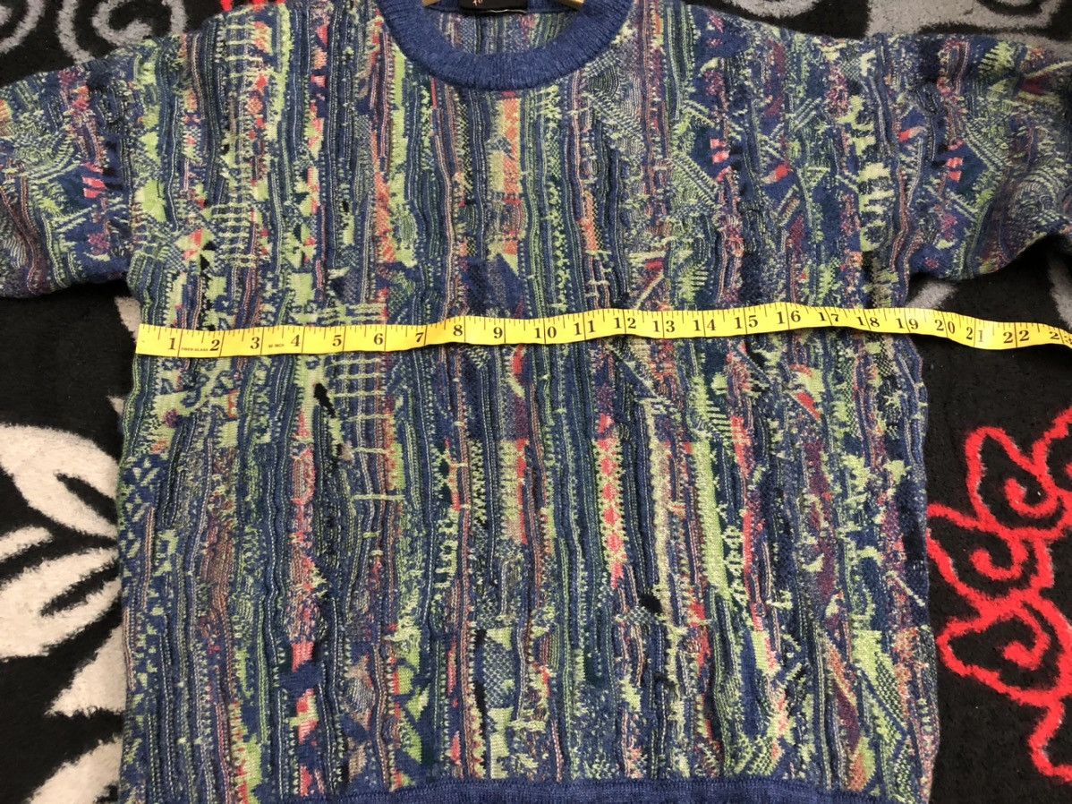 Kapital Pacific Horizons Distressed Design Sweatshirt 100% Wool Size US S / EU 44-46 / 1 - 11 Thumbnail