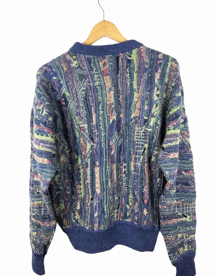 Kapital Pacific Horizons Distressed Design Sweatshirt 100% Wool Size US S / EU 44-46 / 1 - 2 Thumbnail