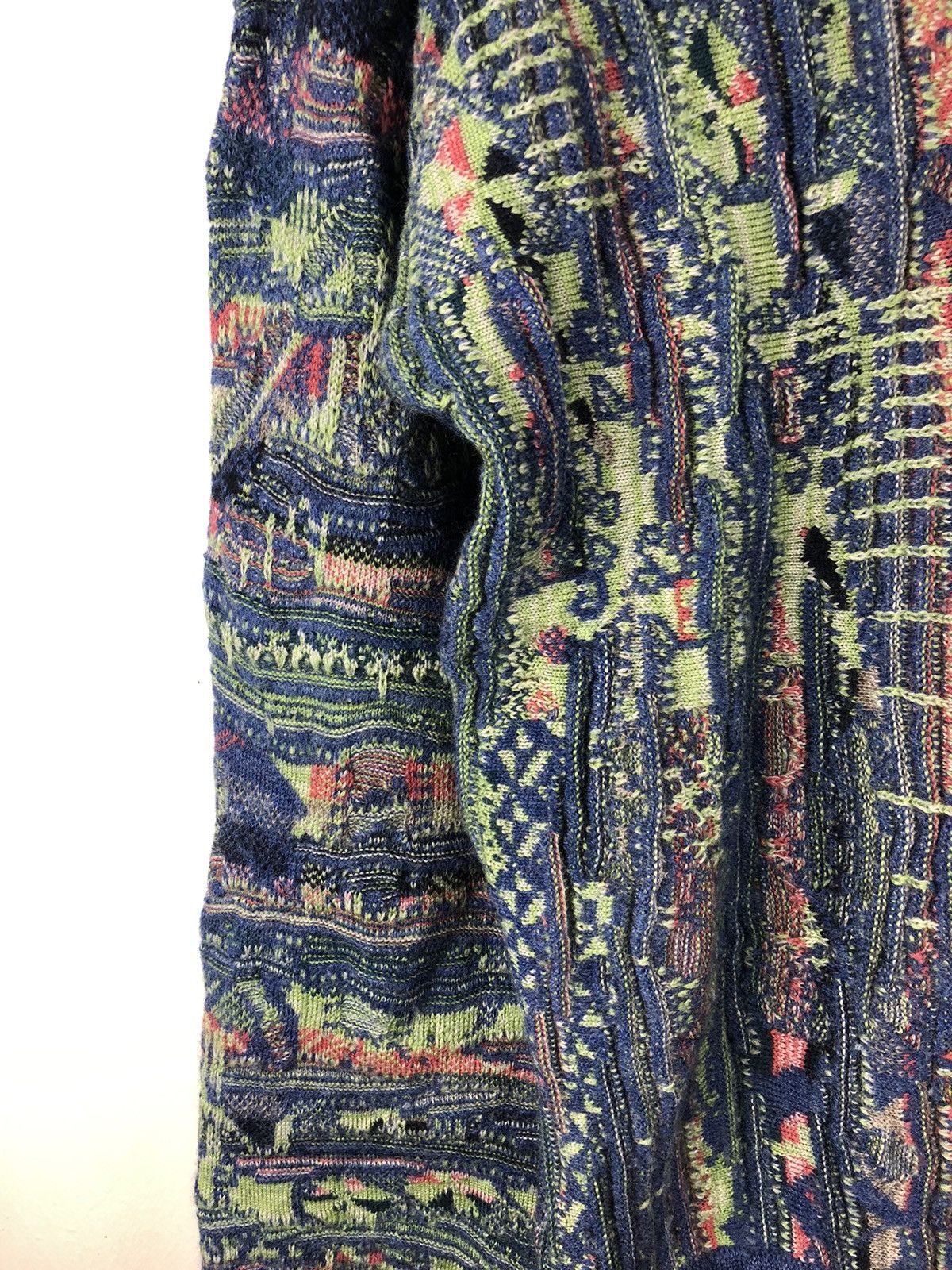 Kapital Pacific Horizons Distressed Design Sweatshirt 100% Wool Size US S / EU 44-46 / 1 - 4 Thumbnail