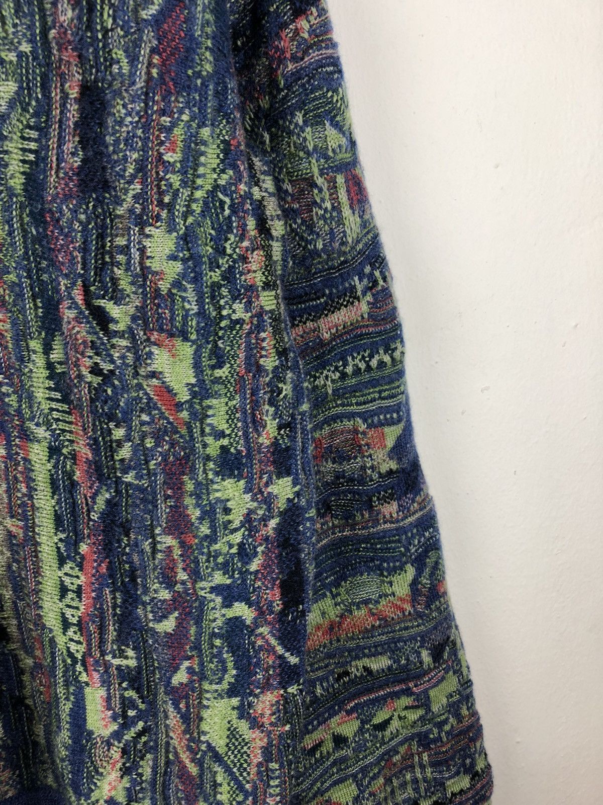 Kapital Pacific Horizons Distressed Design Sweatshirt 100% Wool Size US S / EU 44-46 / 1 - 5 Thumbnail