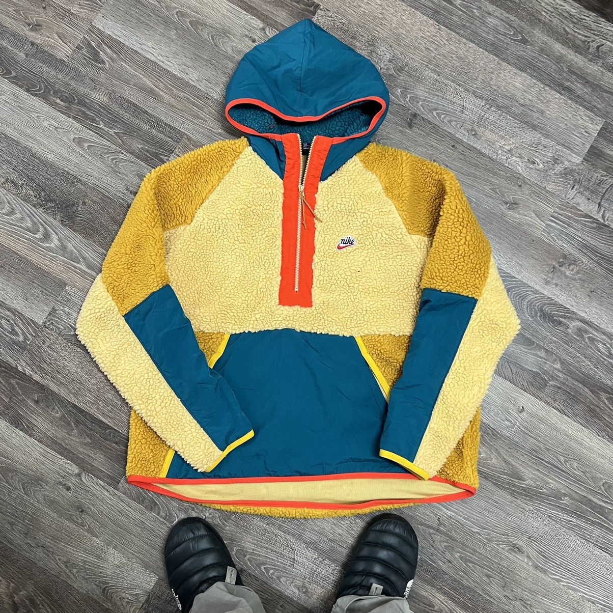 image of Nike Sherpa Jacket Pullover, Men's (Size XL)