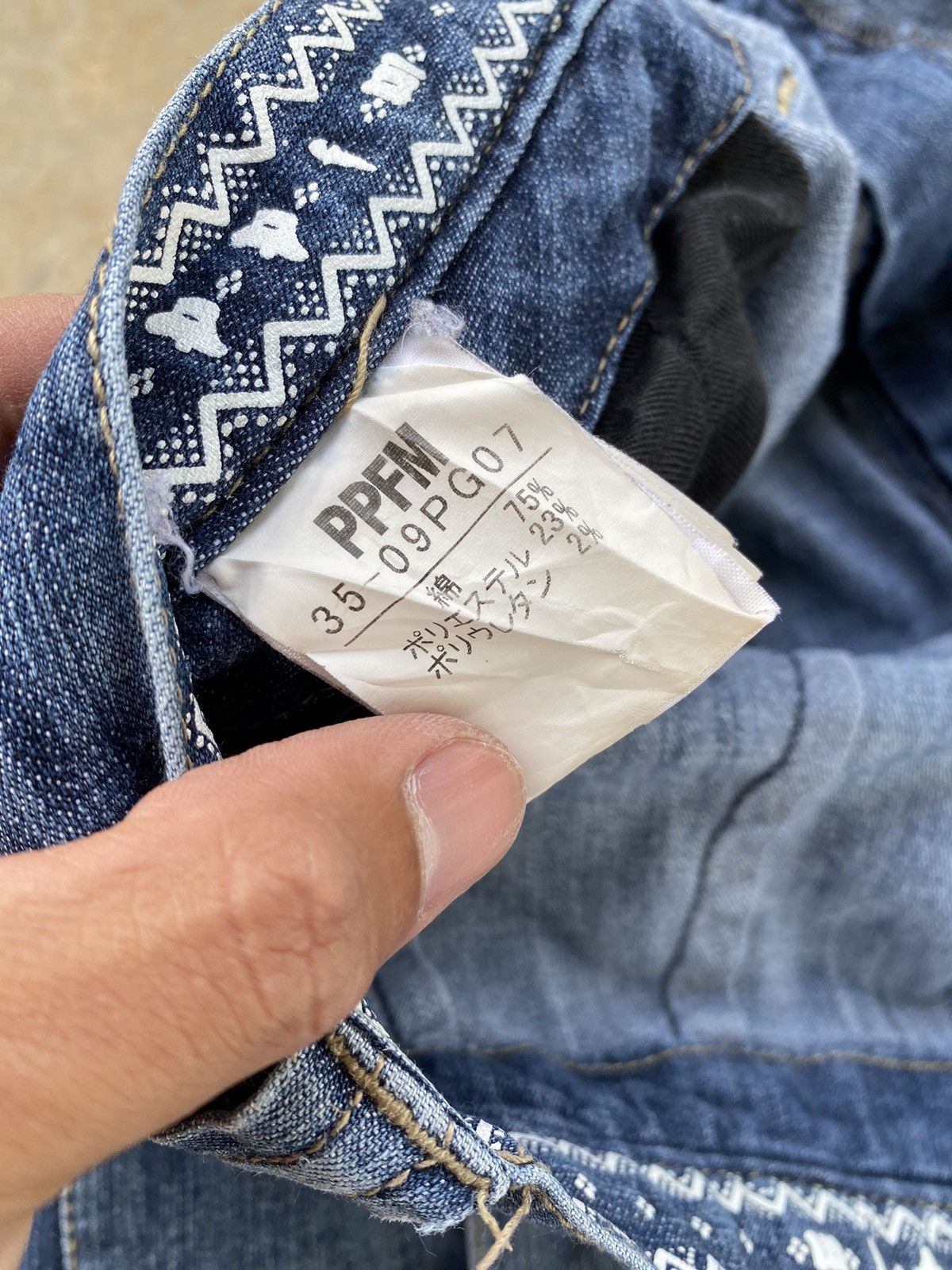 PPFM Vintage PPFM Drop Crotch Distressed Cargo Pants Size US 32 / EU 48 - 15 Thumbnail