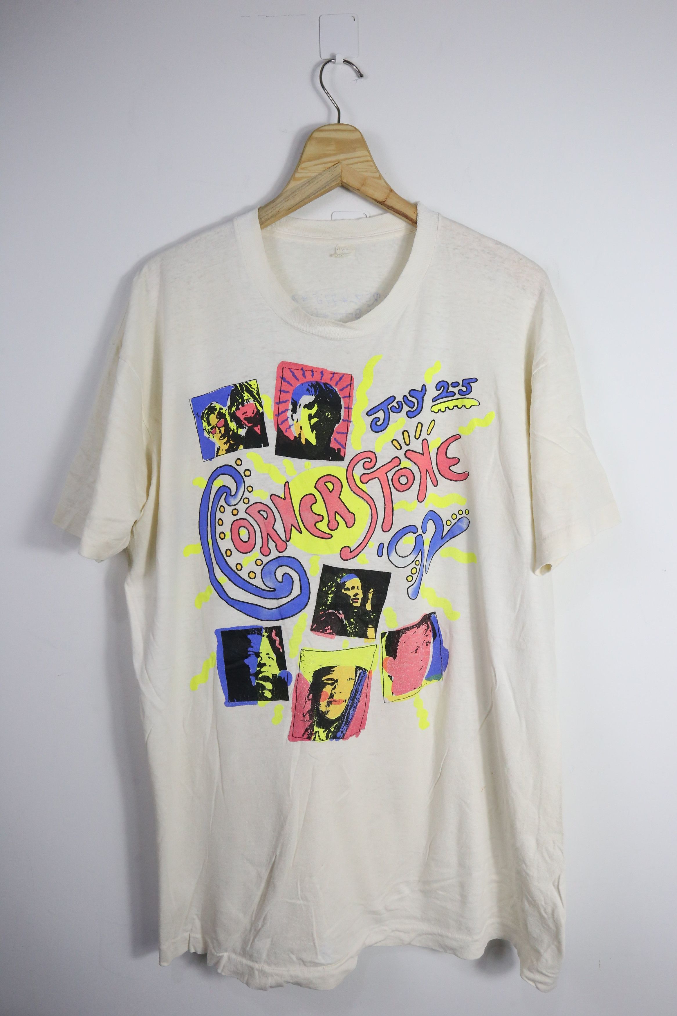Band Tees × Vintage GTMA100 Vintage 1992 Cornerstone Music Festival t-shirt Size US XL / EU 56 / 4 - 1 Thumbnail