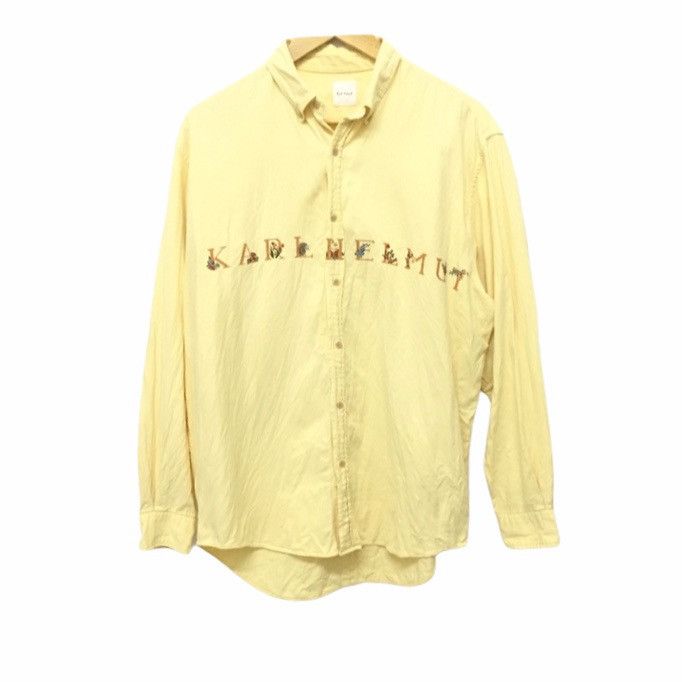 Japanese Brand × Karl Helmut × Pink House native spell out embroidered logo Button up shirt Size US L / EU 52-54 / 3 - 2 Thumbnail