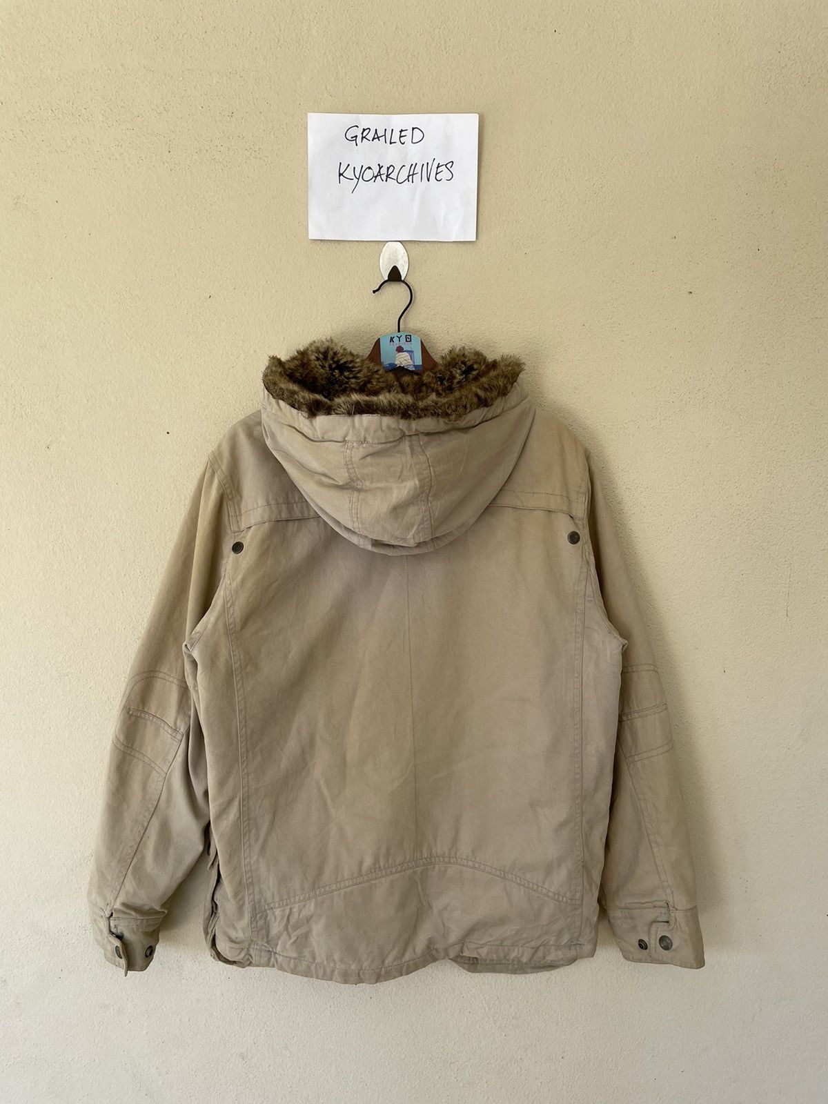Japanese Brand GENERAL RESEARCH STYLES NIPPER JEANS SHEARLING JACKET Size US L / EU 52-54 / 3 - 7 Thumbnail