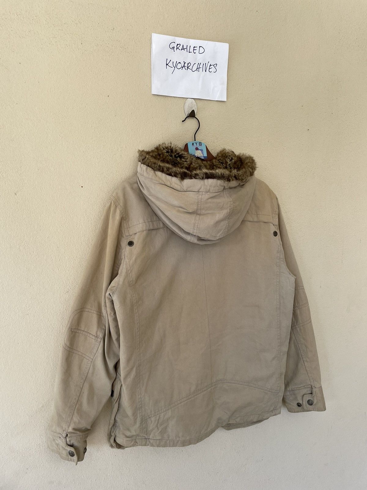 Japanese Brand GENERAL RESEARCH STYLES NIPPER JEANS SHEARLING JACKET Size US L / EU 52-54 / 3 - 8 Thumbnail