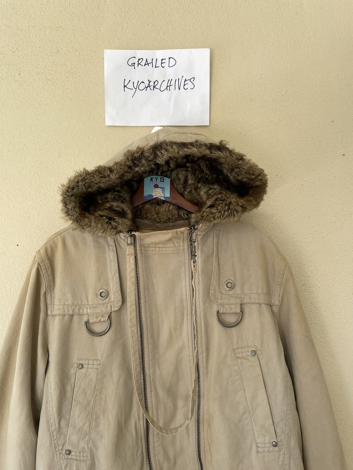 Japanese Brand GENERAL RESEARCH STYLES NIPPER JEANS SHEARLING JACKET Size US L / EU 52-54 / 3 - 3 Thumbnail