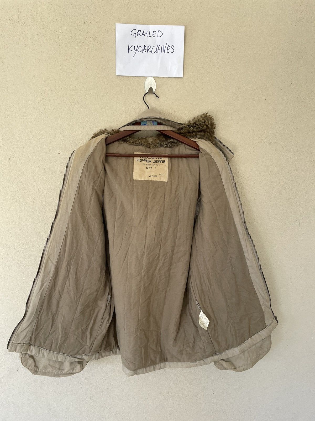 Japanese Brand GENERAL RESEARCH STYLES NIPPER JEANS SHEARLING JACKET Size US L / EU 52-54 / 3 - 10 Thumbnail