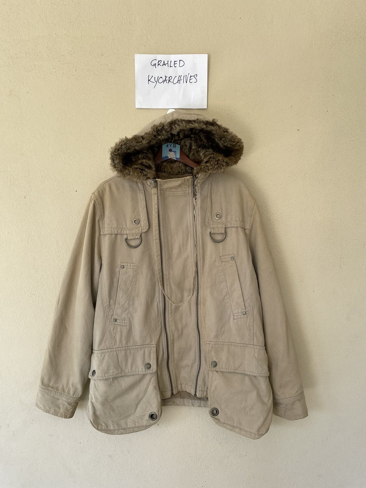 Japanese Brand GENERAL RESEARCH STYLES NIPPER JEANS SHEARLING JACKET Size US L / EU 52-54 / 3 - 1 Thumbnail