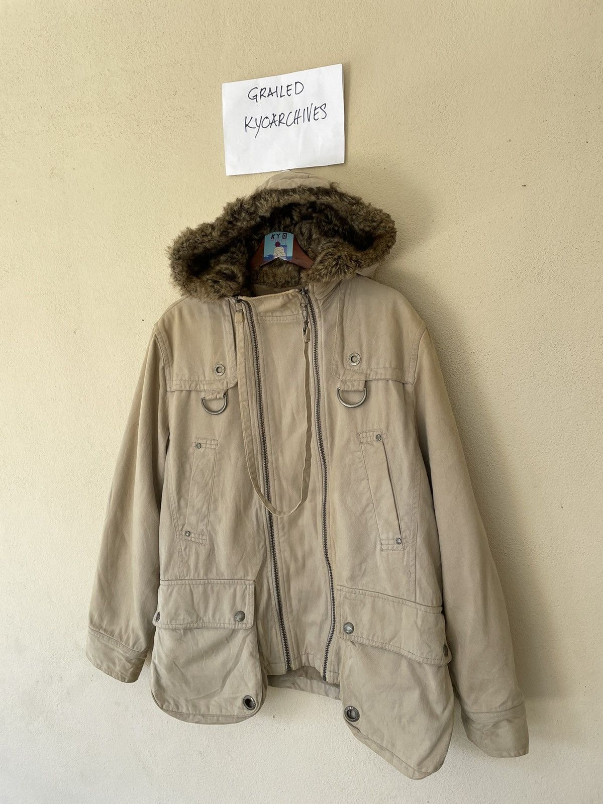Japanese Brand GENERAL RESEARCH STYLES NIPPER JEANS SHEARLING JACKET Size US L / EU 52-54 / 3 - 2 Thumbnail