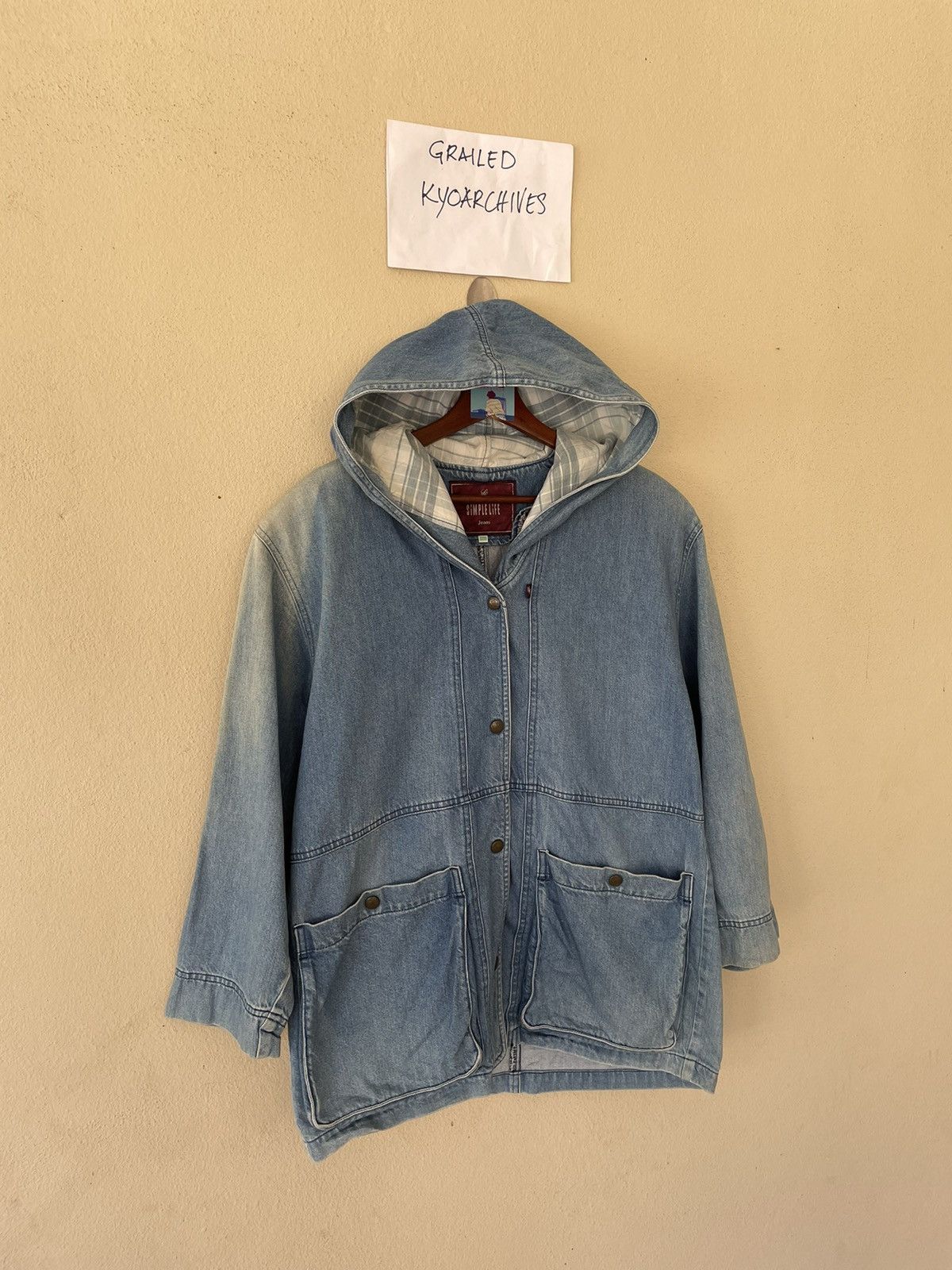 Vintage VINTAGE SIMPLE LIFE DENIM JACKET Size US M / EU 48-50 / 2 - 2 Thumbnail