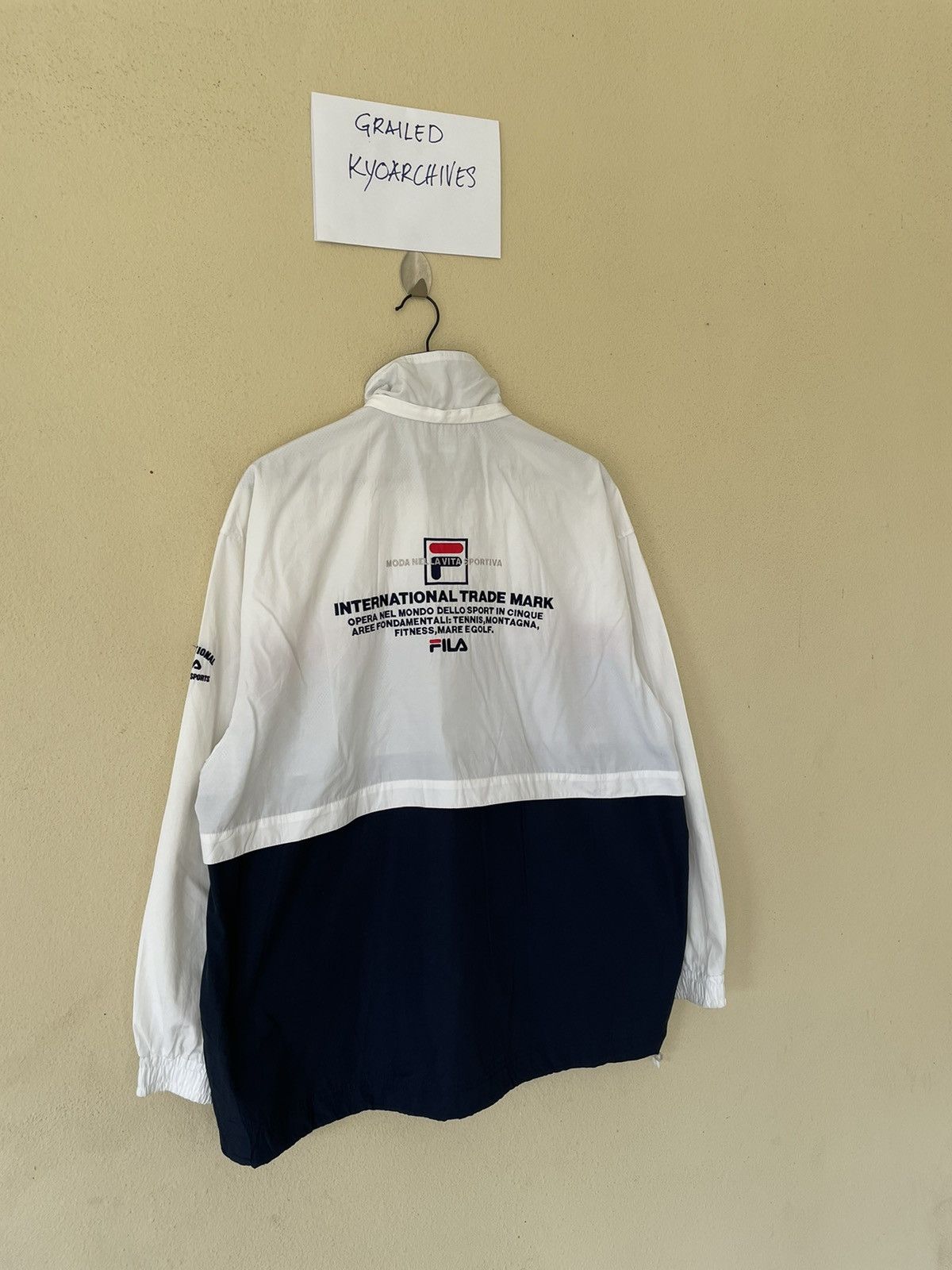 Fila VINTAGE FILA TRACK JACKET Size US L / EU 52-54 / 3 - 5 Thumbnail